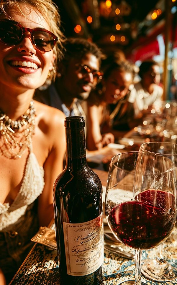 Red wine collection 037 - Premium bottle visualization