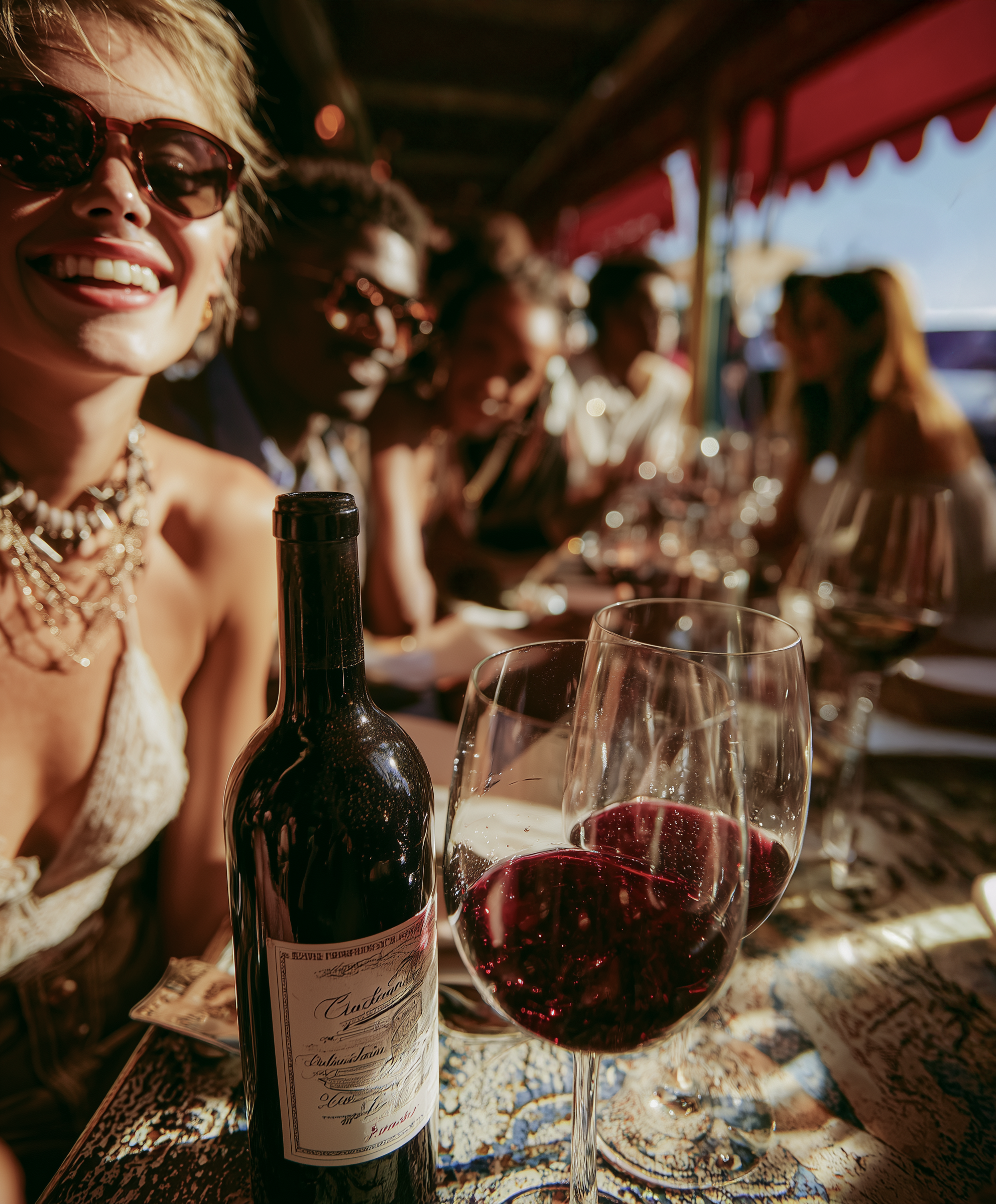 Red wine collection 084 - Premium bottle visualization