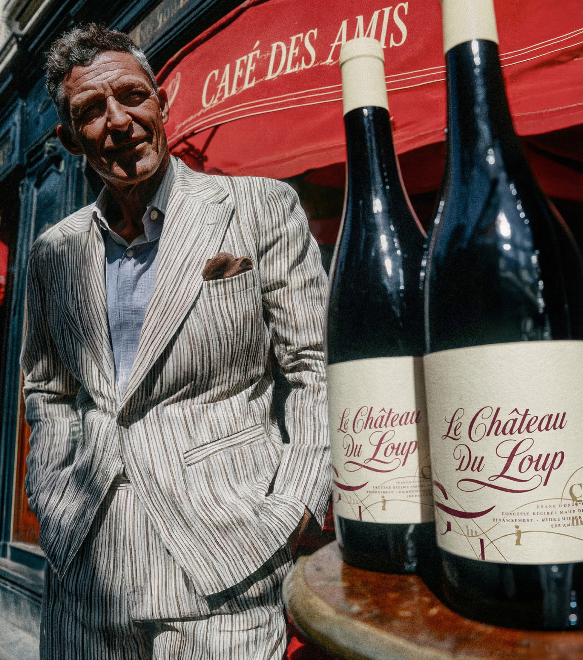 Red wine collection 088 - Premium bottle visualization