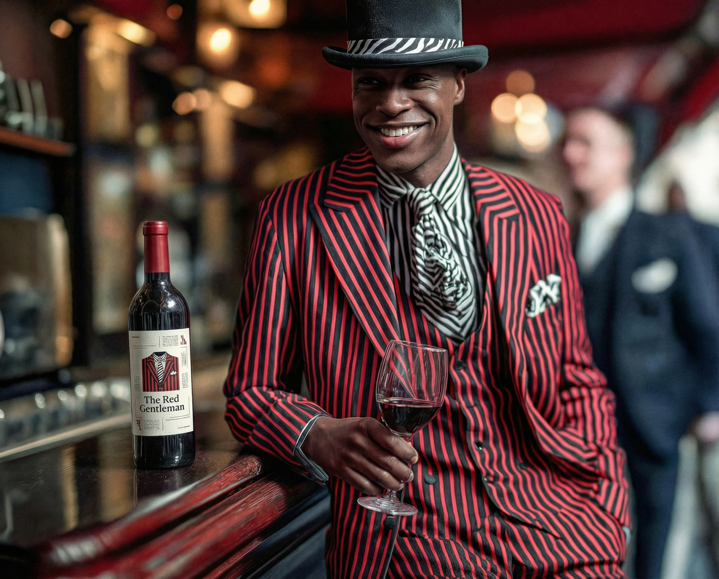 Red wine collection 091 - Premium bottle visualization