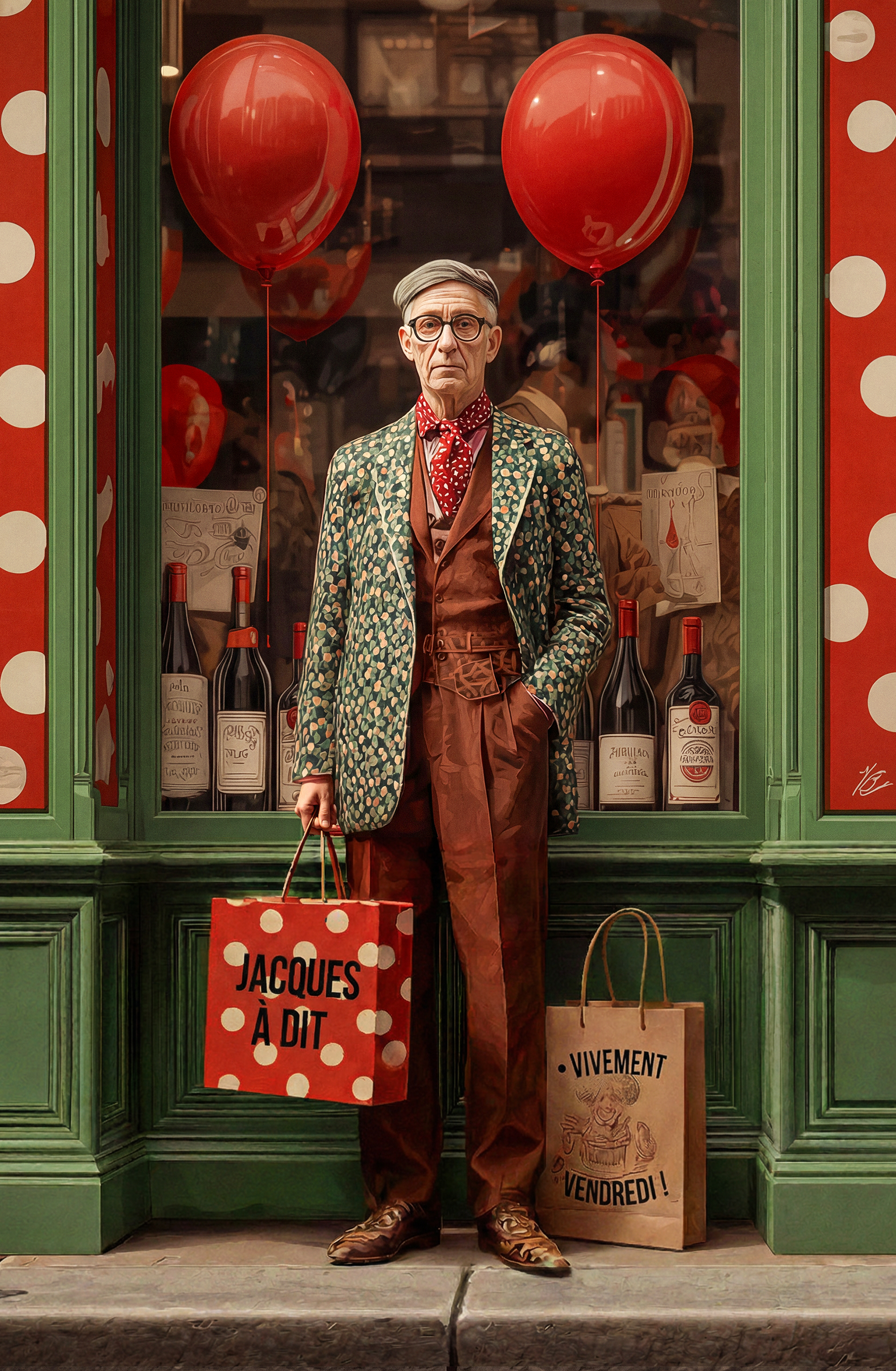 Red wine collection 093 - Premium bottle visualization