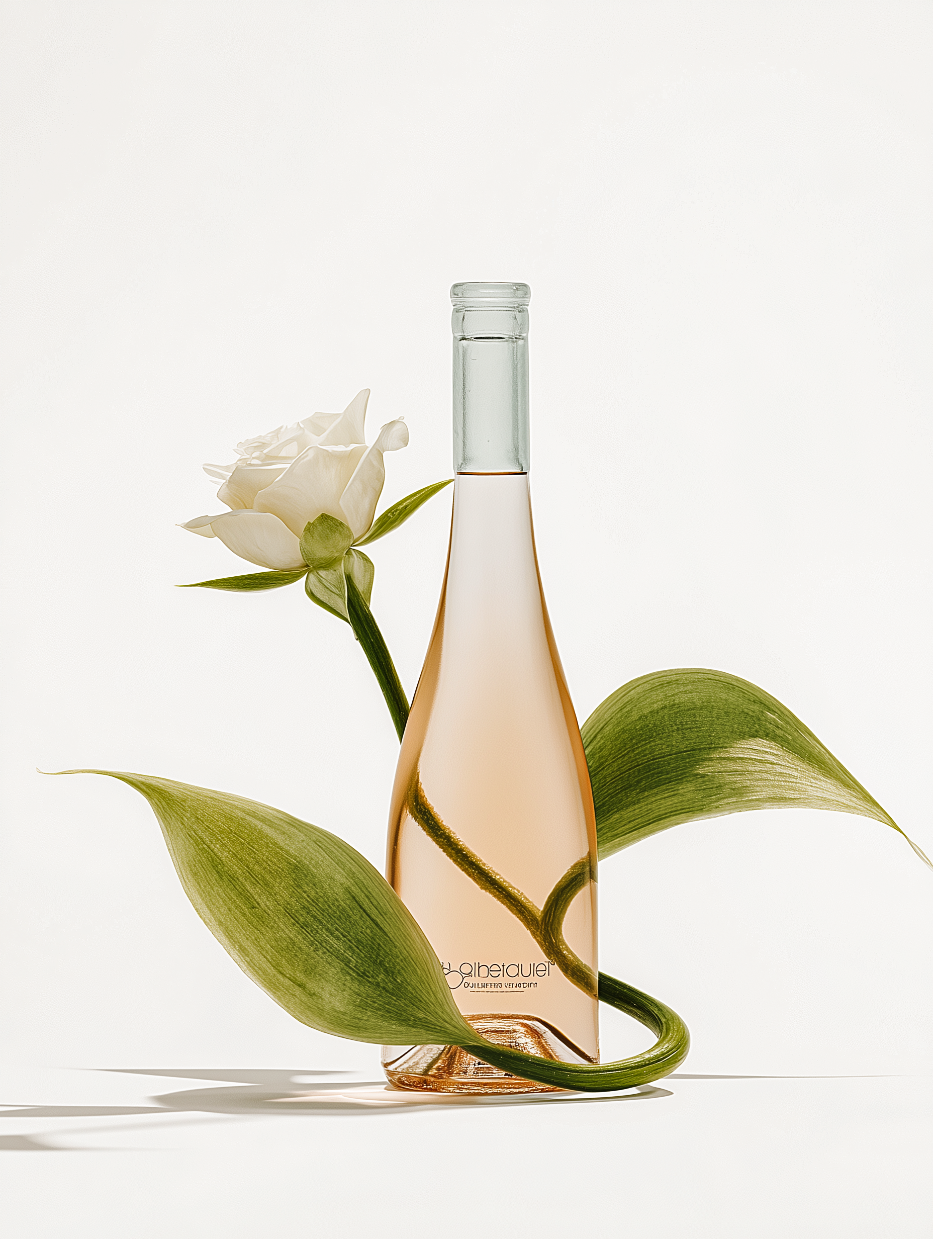 Rosé wine collection 082 - Premium bottle visualization