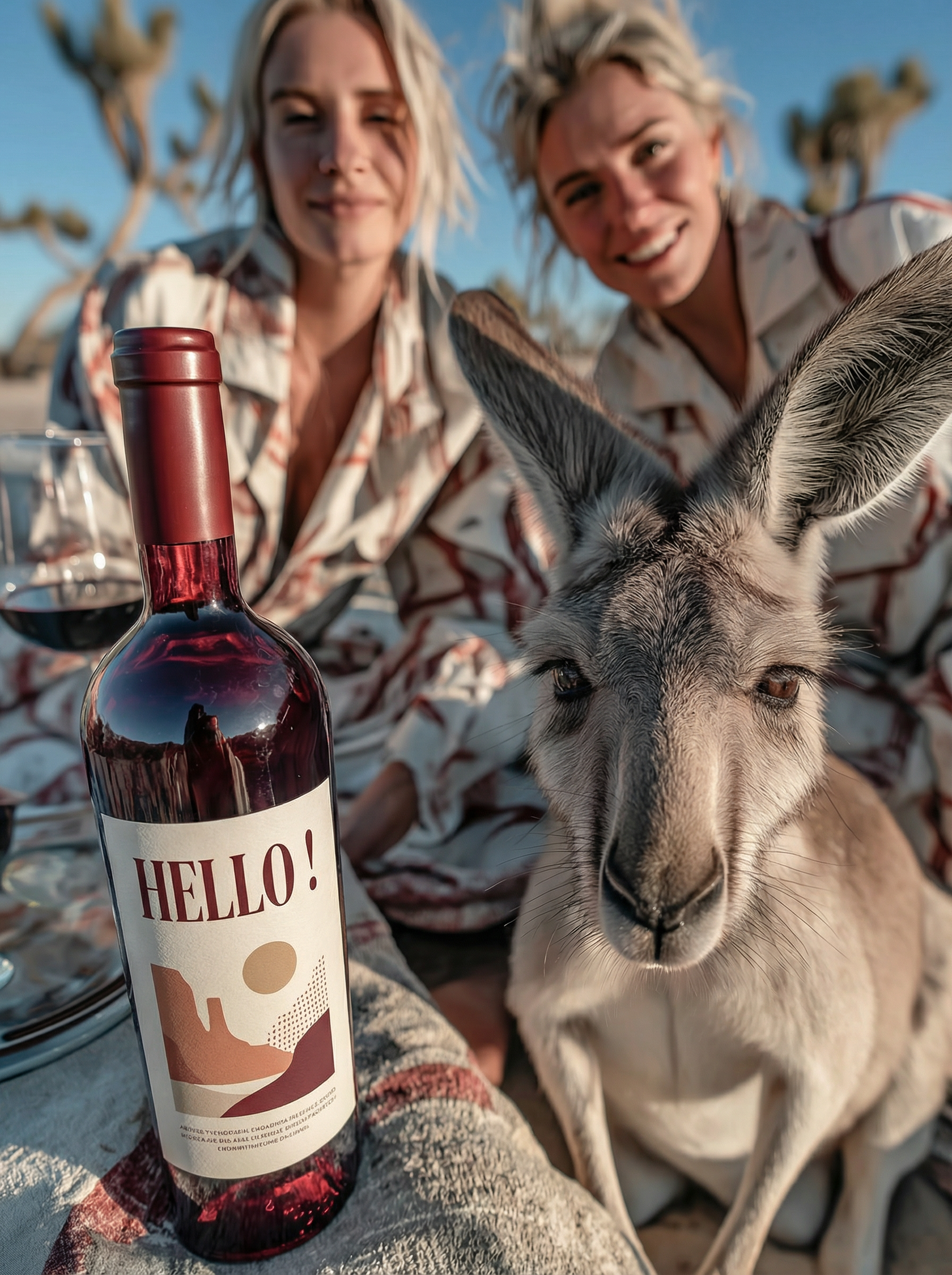 Rosé wine collection 086 - Premium bottle visualization