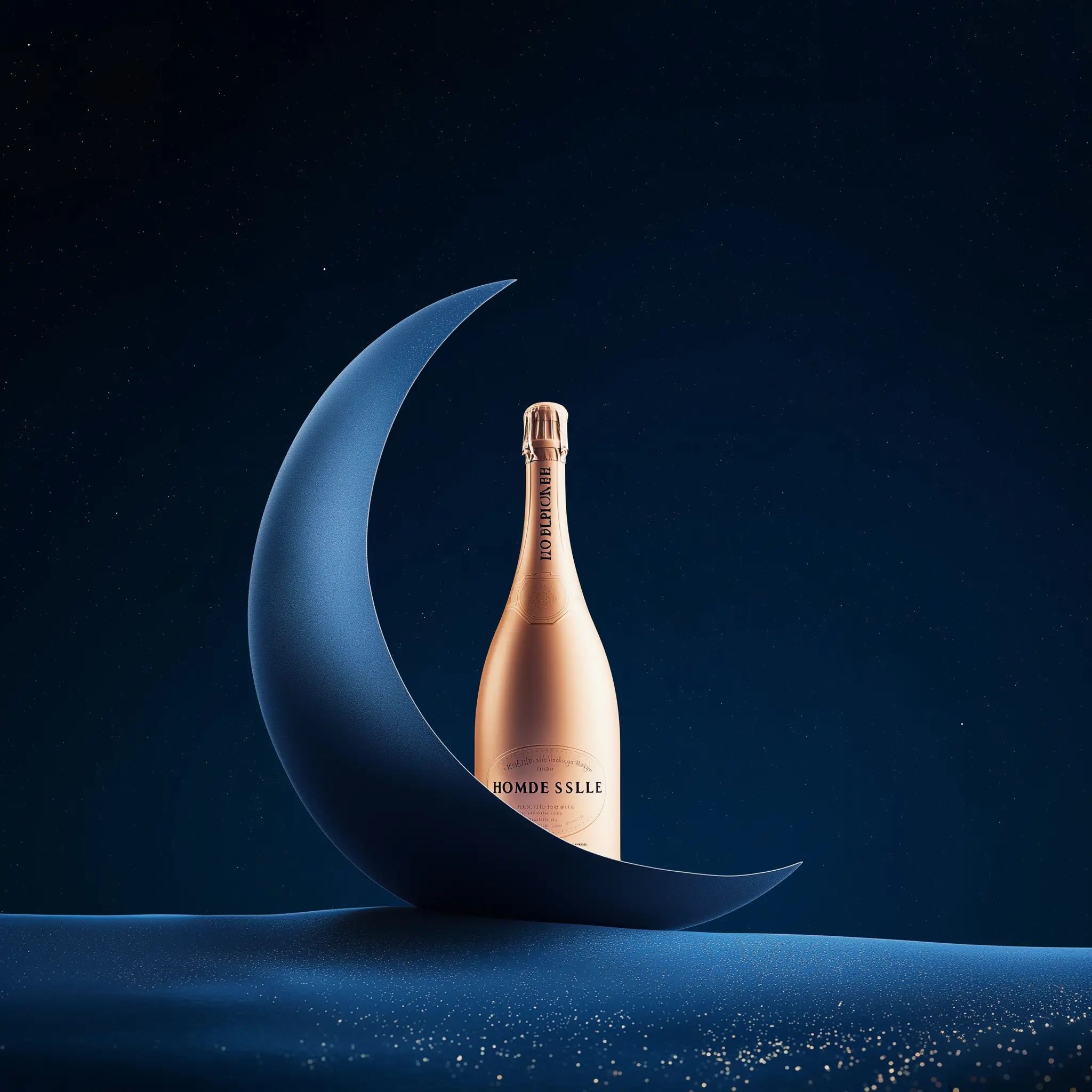 Sparkling wine collection 130 - Premium bottle visualization