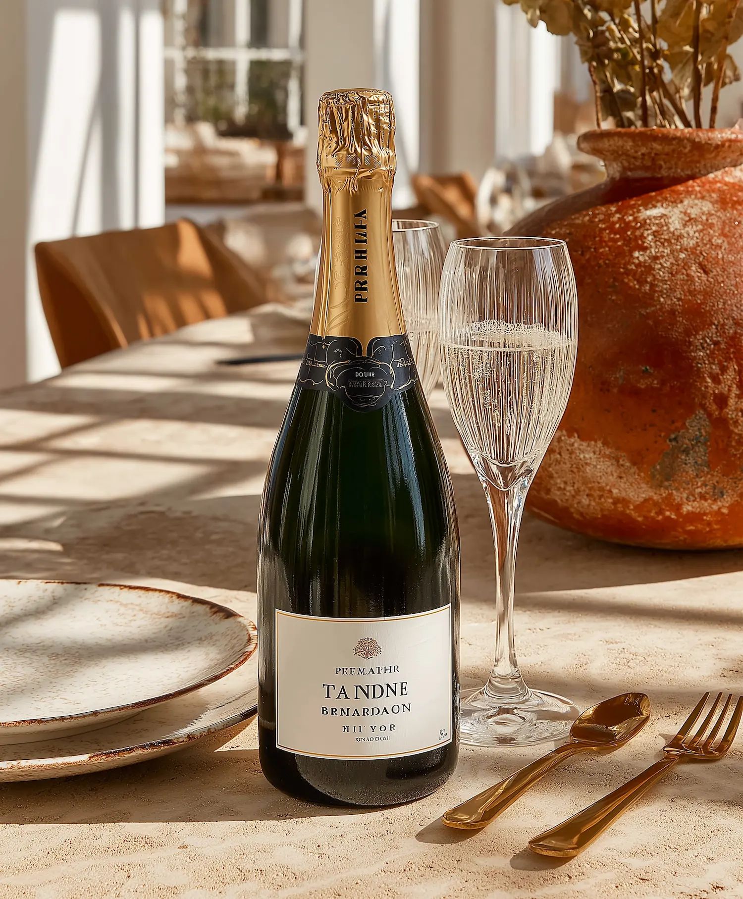 Sparkling wine collection 199 - Premium bottle visualization