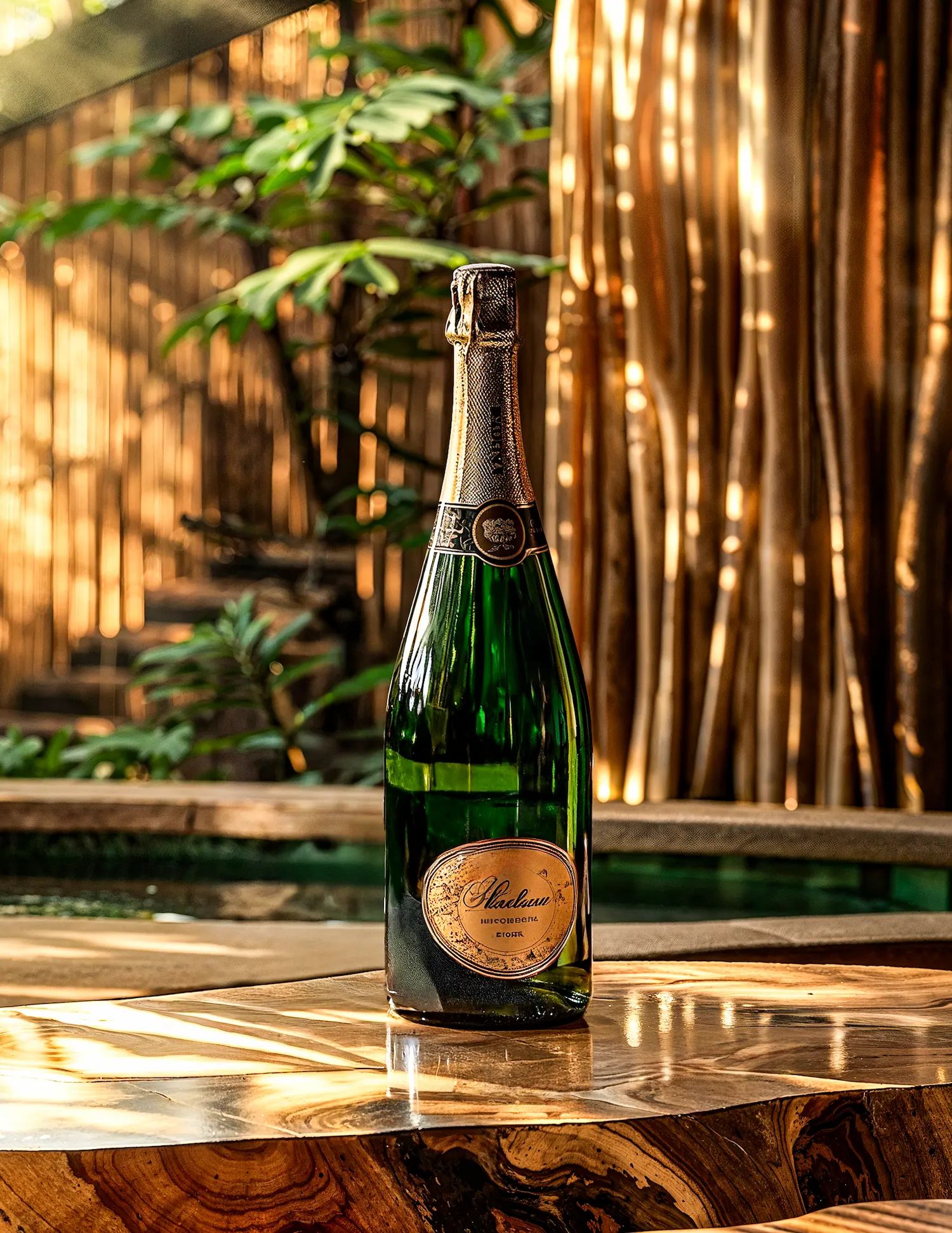 Sparkling wine collection 208 - Premium bottle visualization