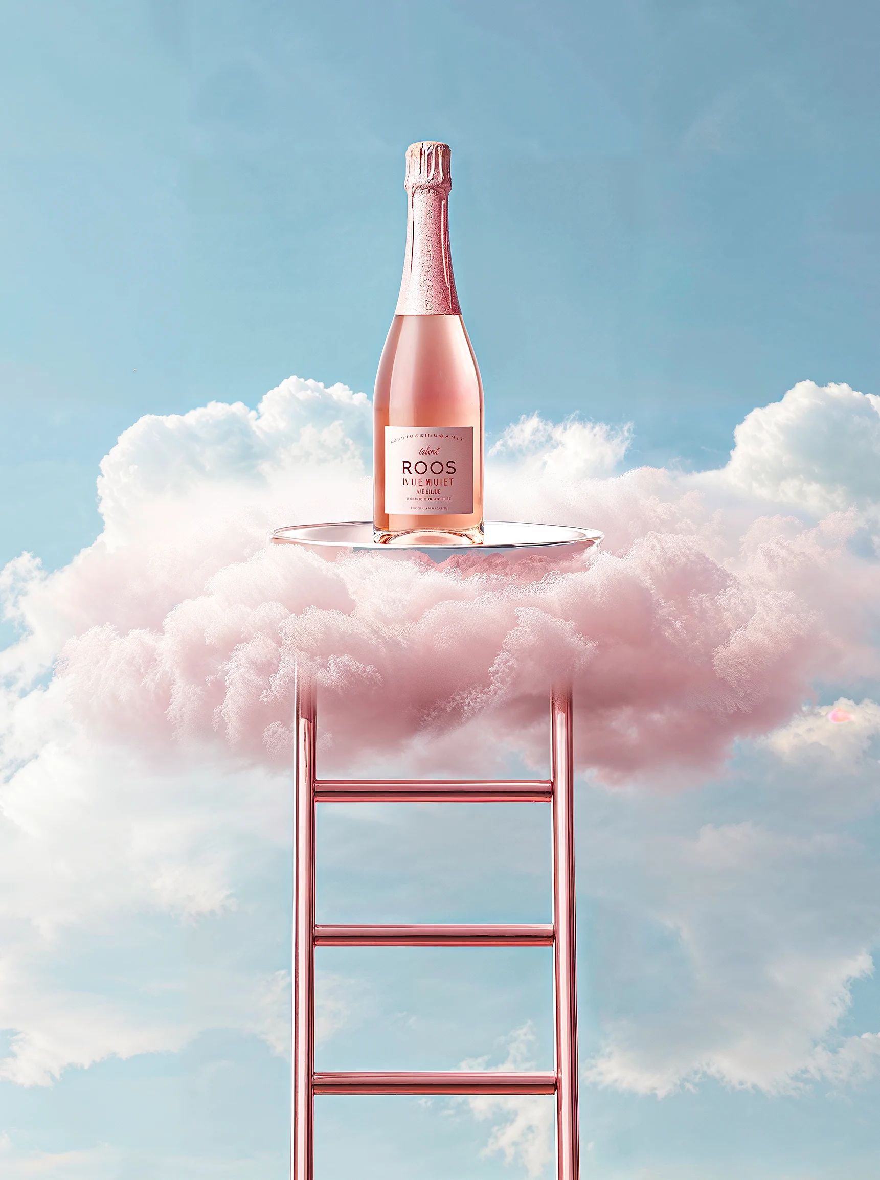 Sparkling wine collection 210 - Premium bottle visualization