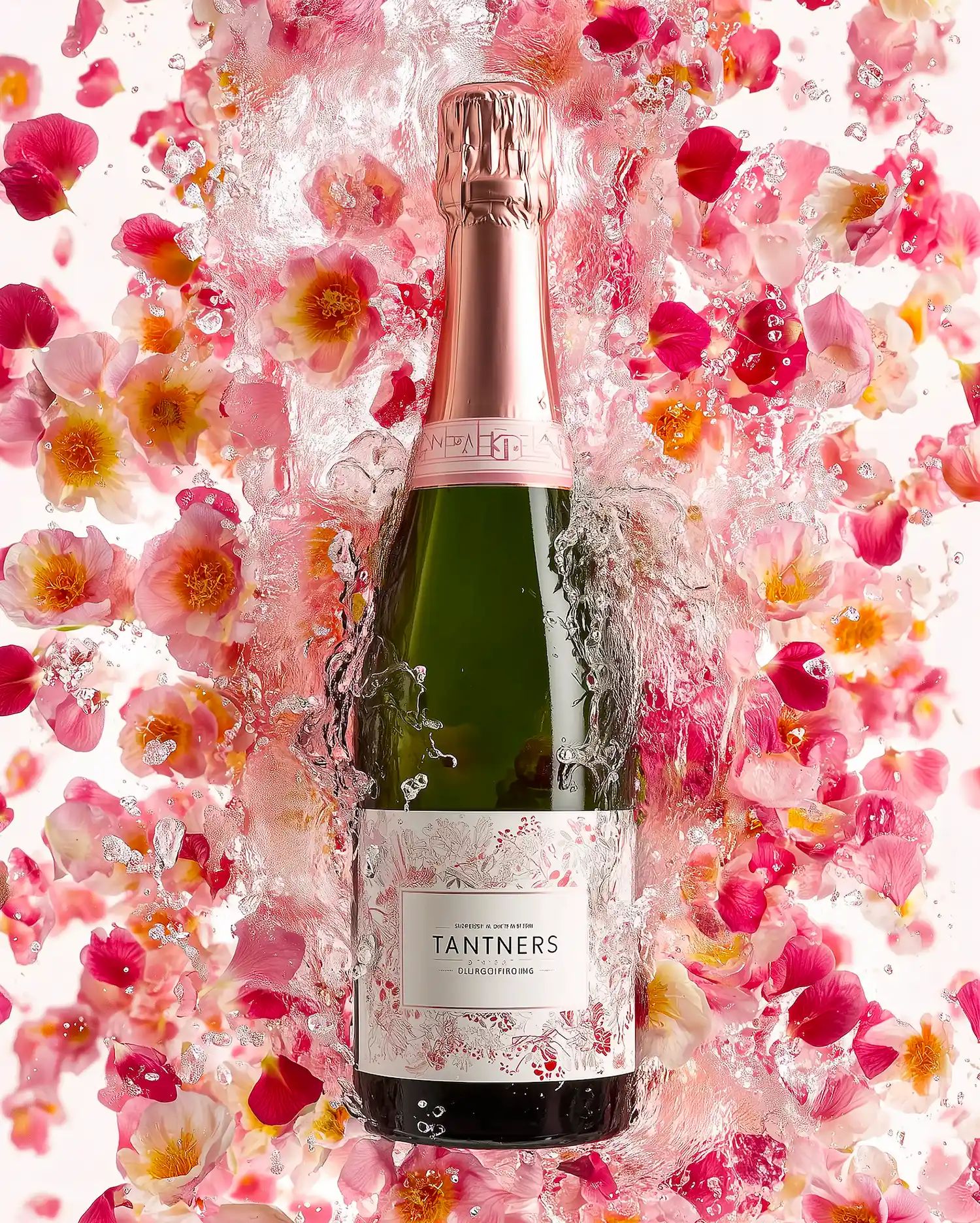 Sparkling wine collection 214 - Premium bottle visualization