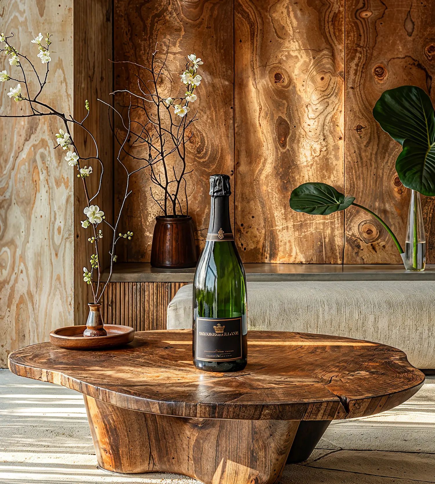 Sparkling wine collection 216 - Premium bottle visualization