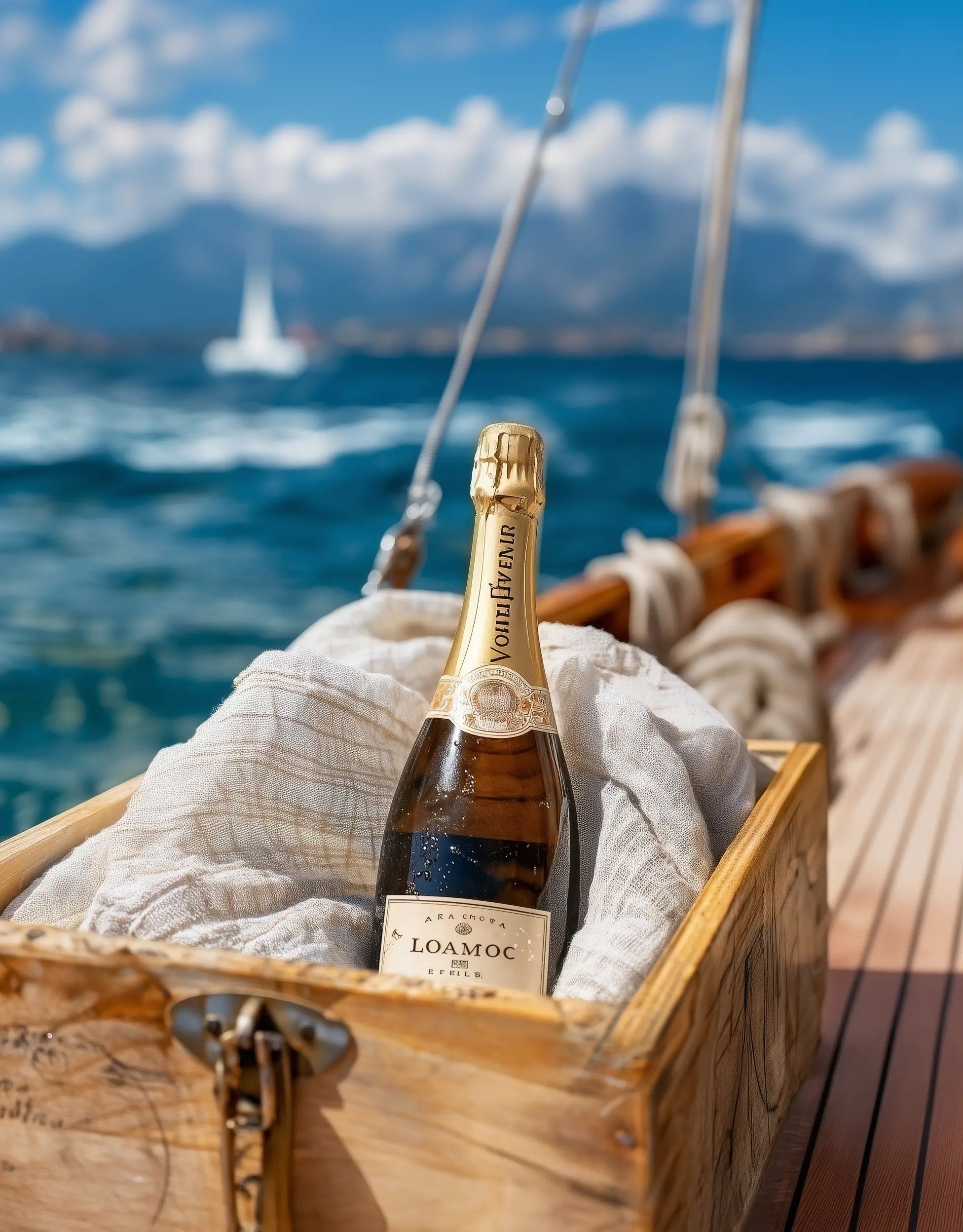 Sparkling wine collection 221 - Premium bottle visualization