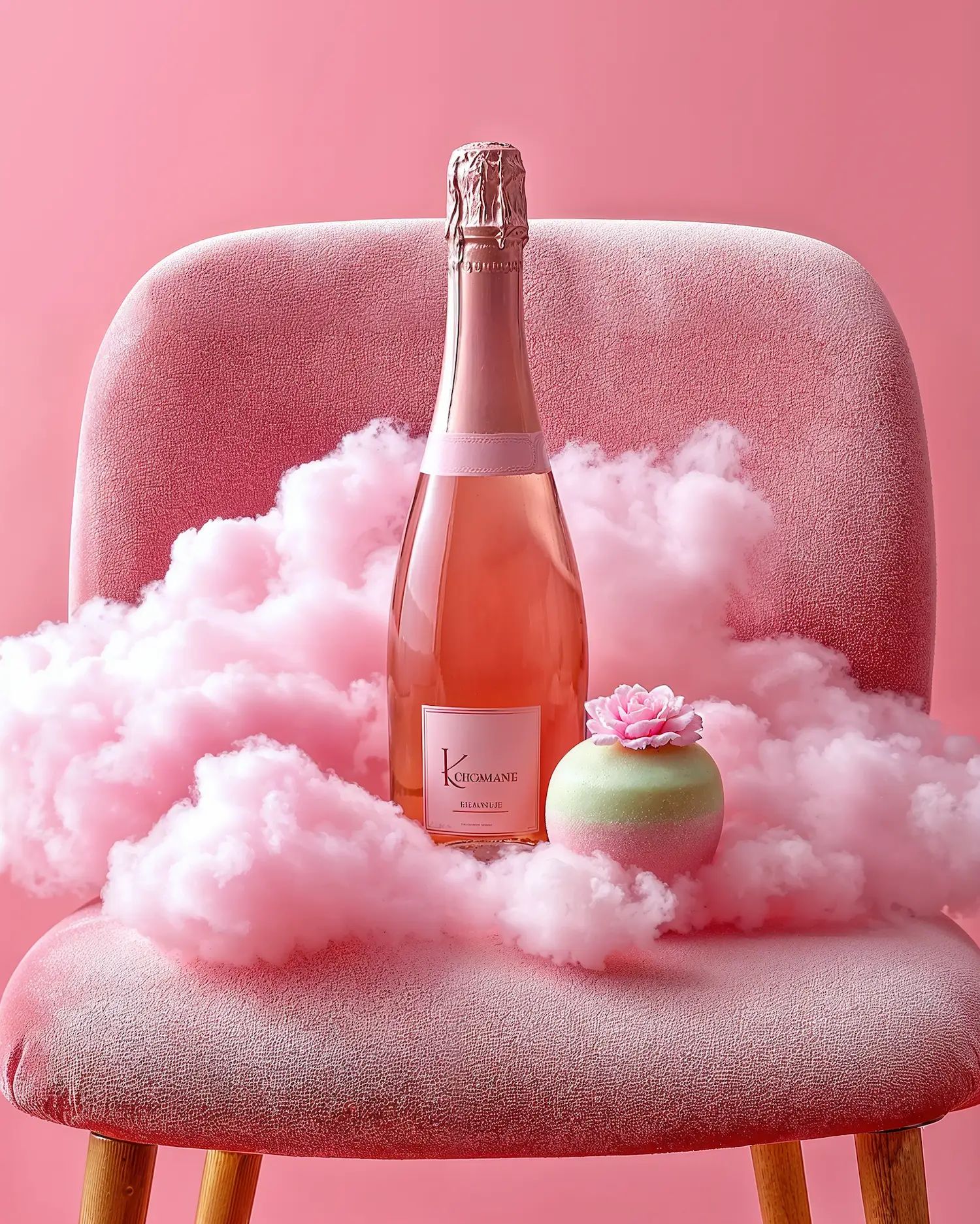 Sparkling wine collection 226 - Premium bottle visualization