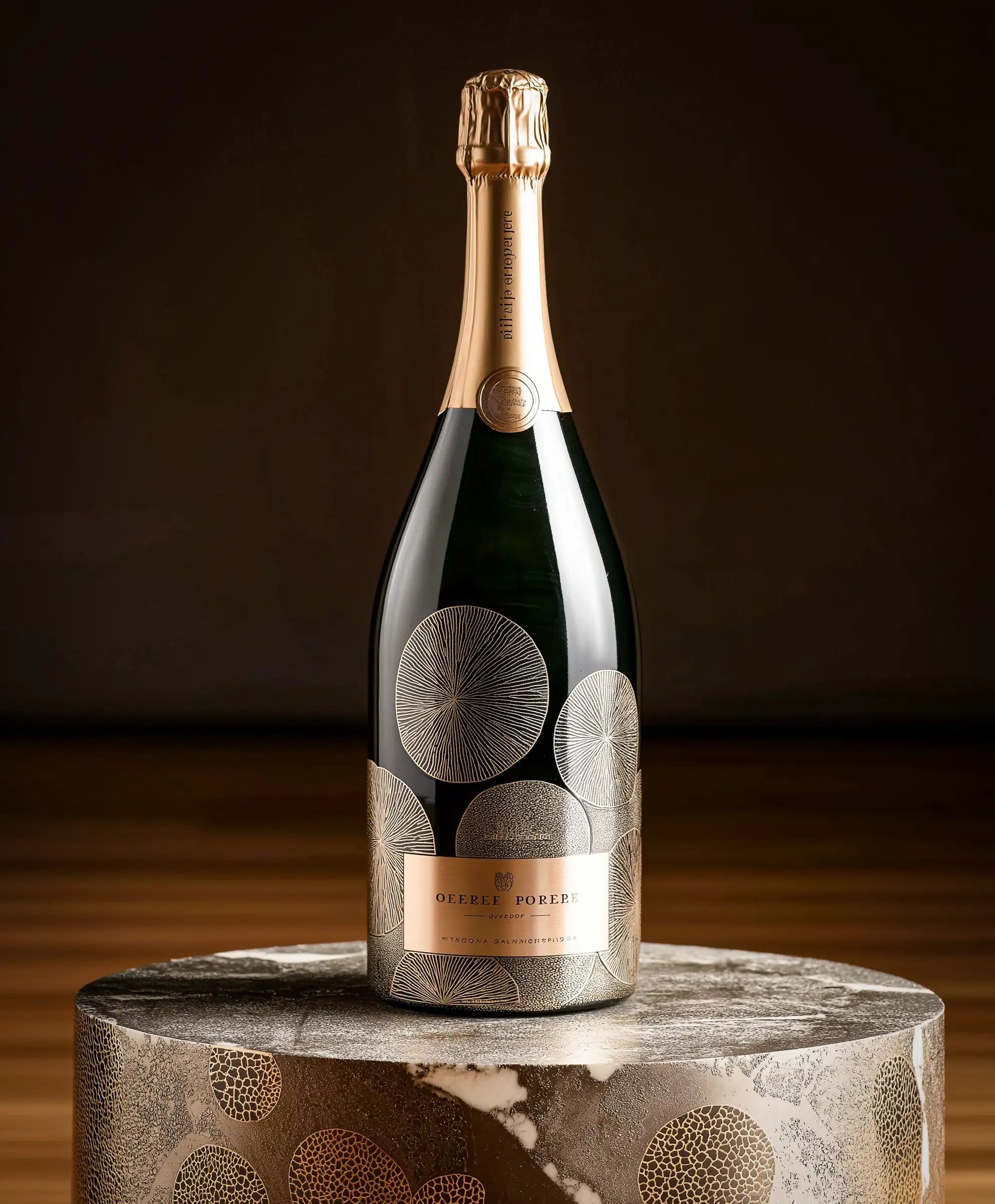 Sparkling wine collection 247 - Premium bottle visualization
