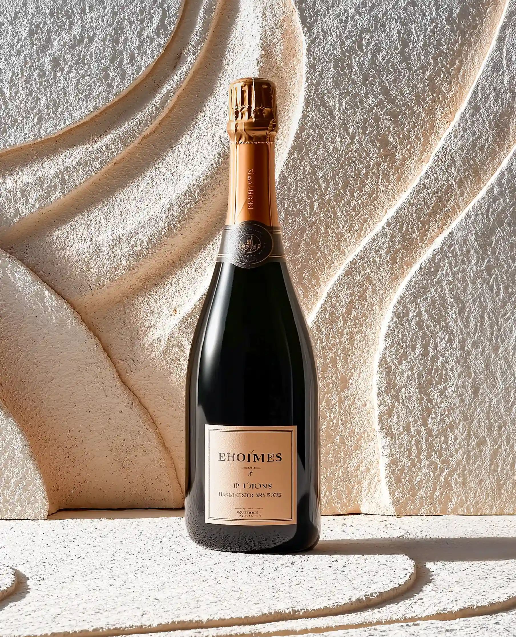 Sparkling wine collection 249 - Premium bottle visualization