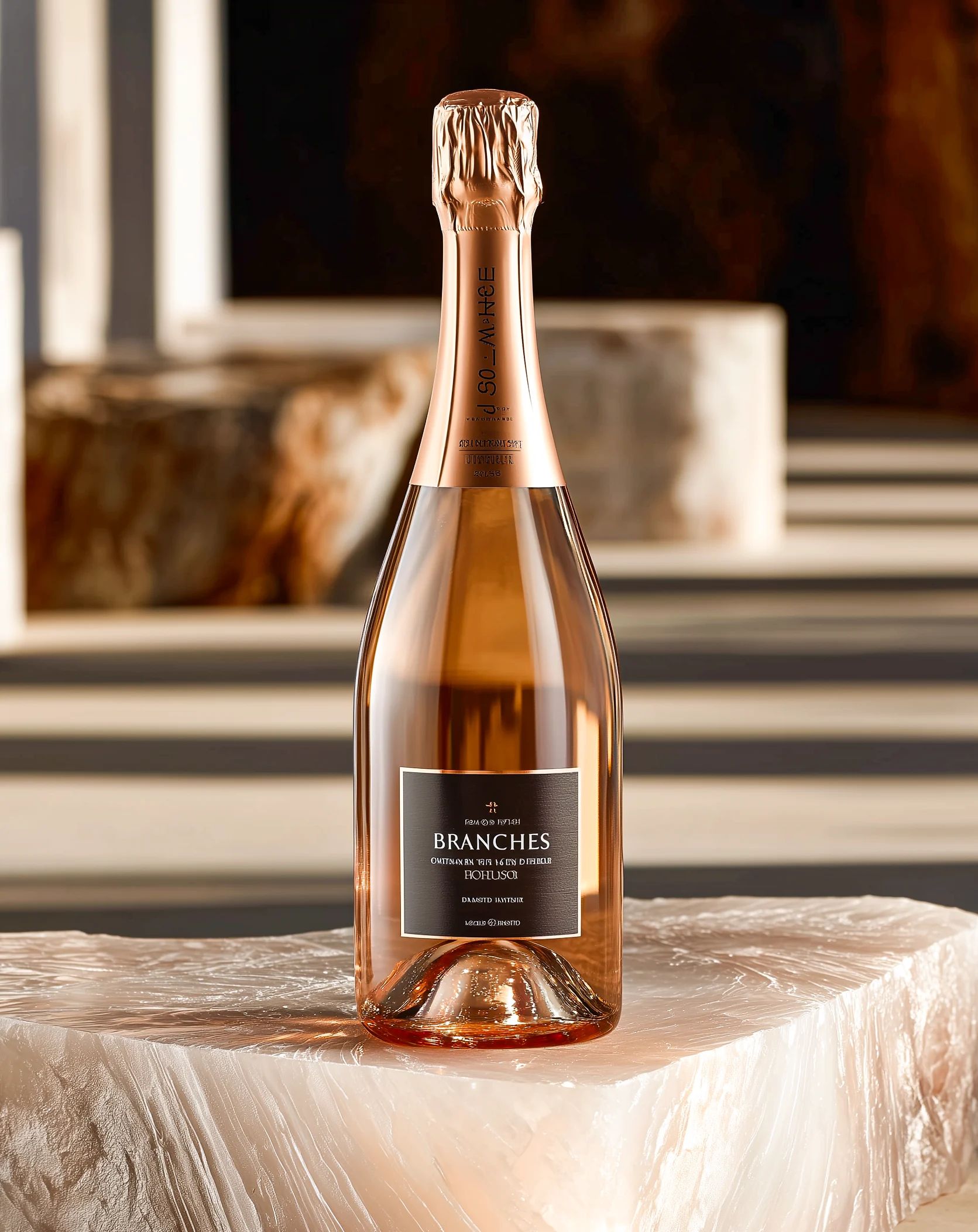 Sparkling wine collection 252 - Premium bottle visualization