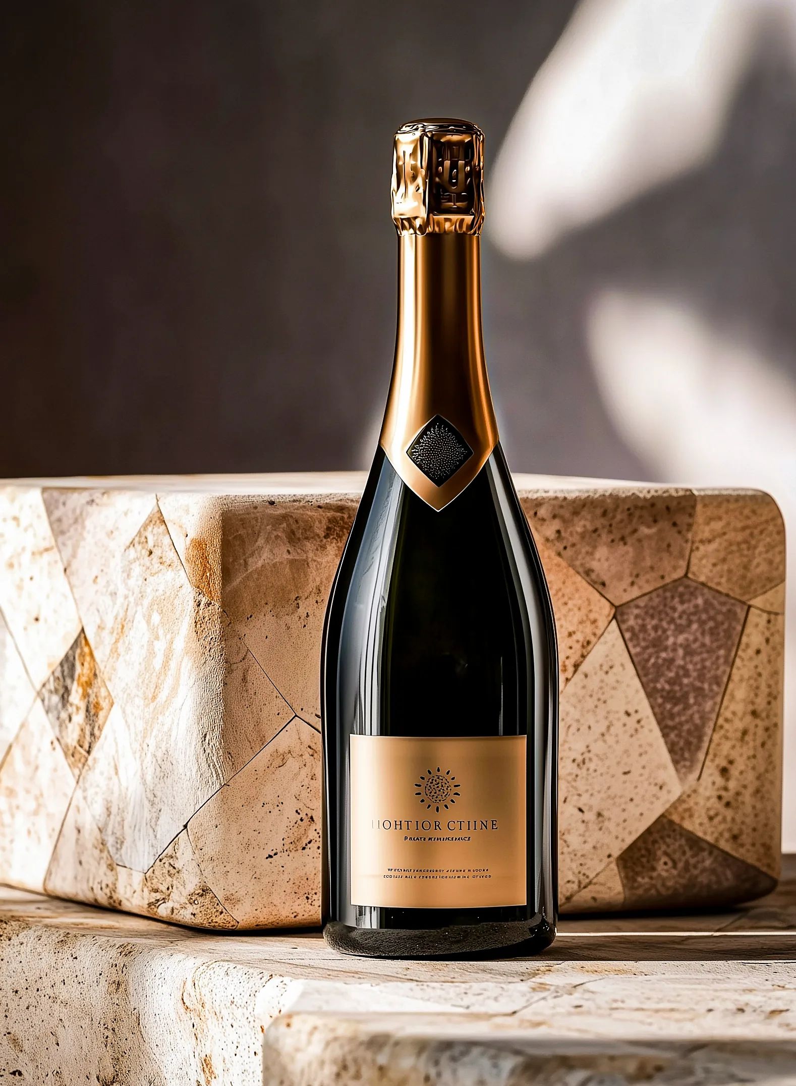 Sparkling wine collection 255 - Premium bottle visualization