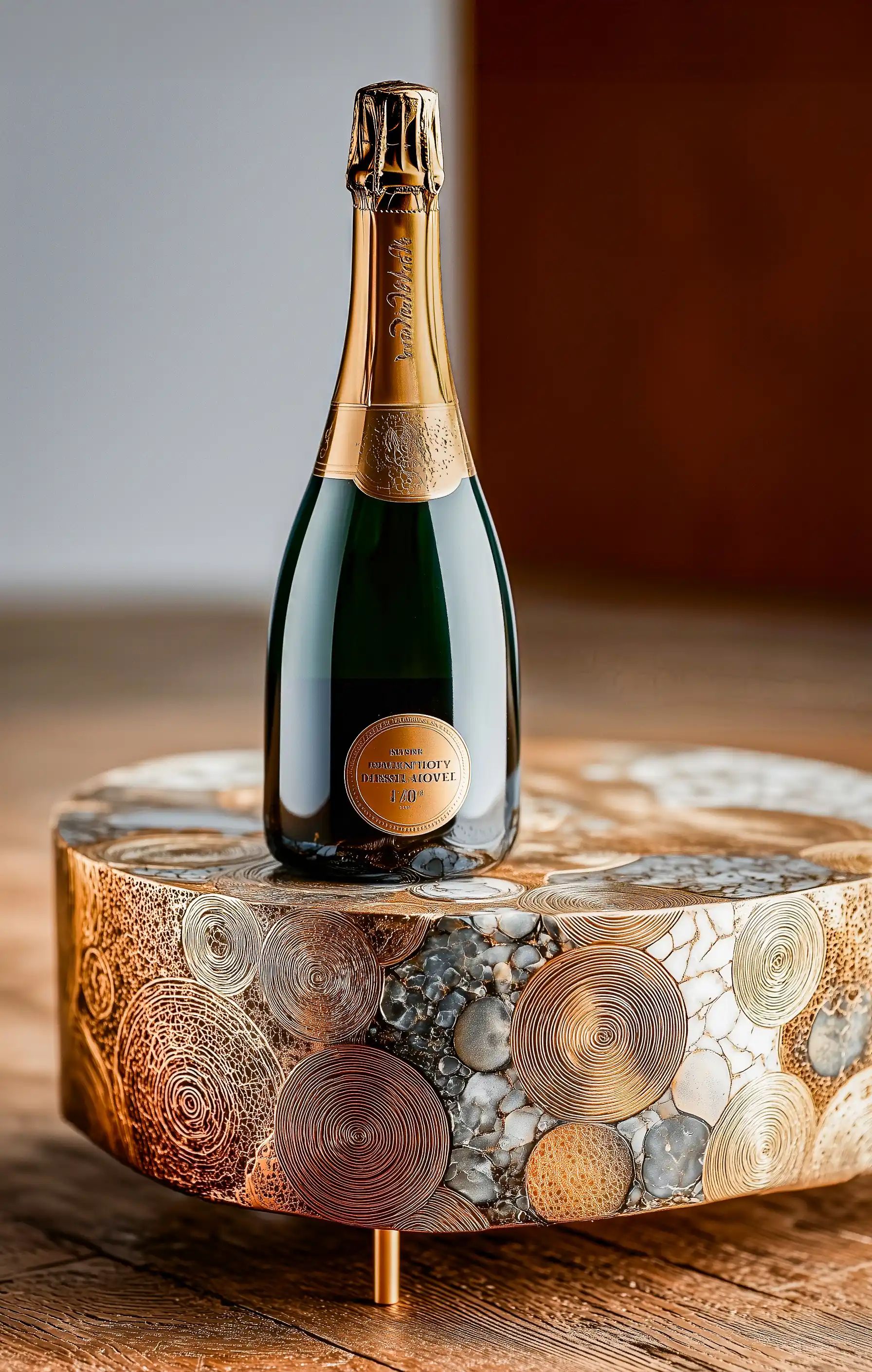 Sparkling wine collection 256 - Premium bottle visualization