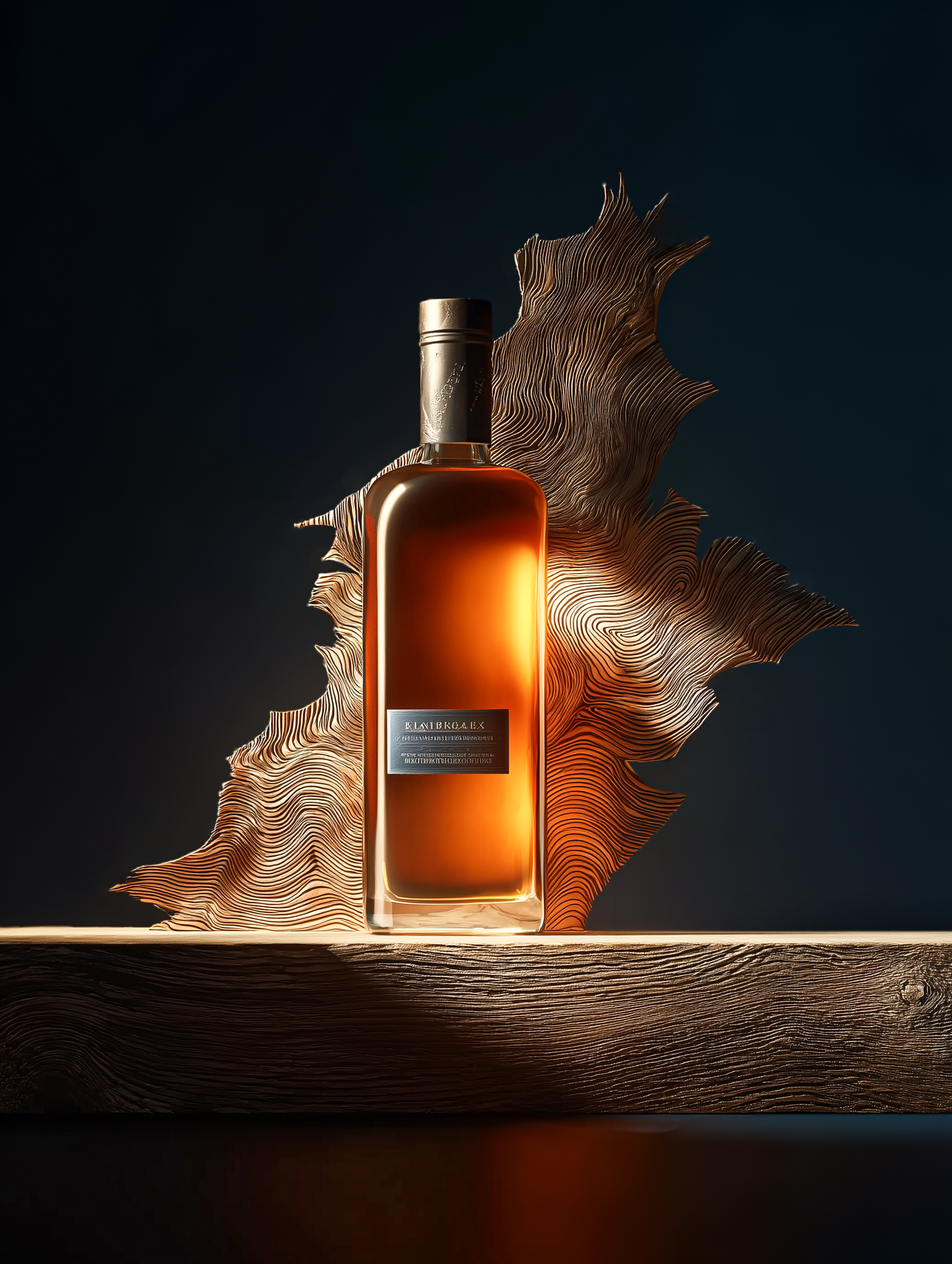 Sparkling wine collection 267 - Premium bottle visualization