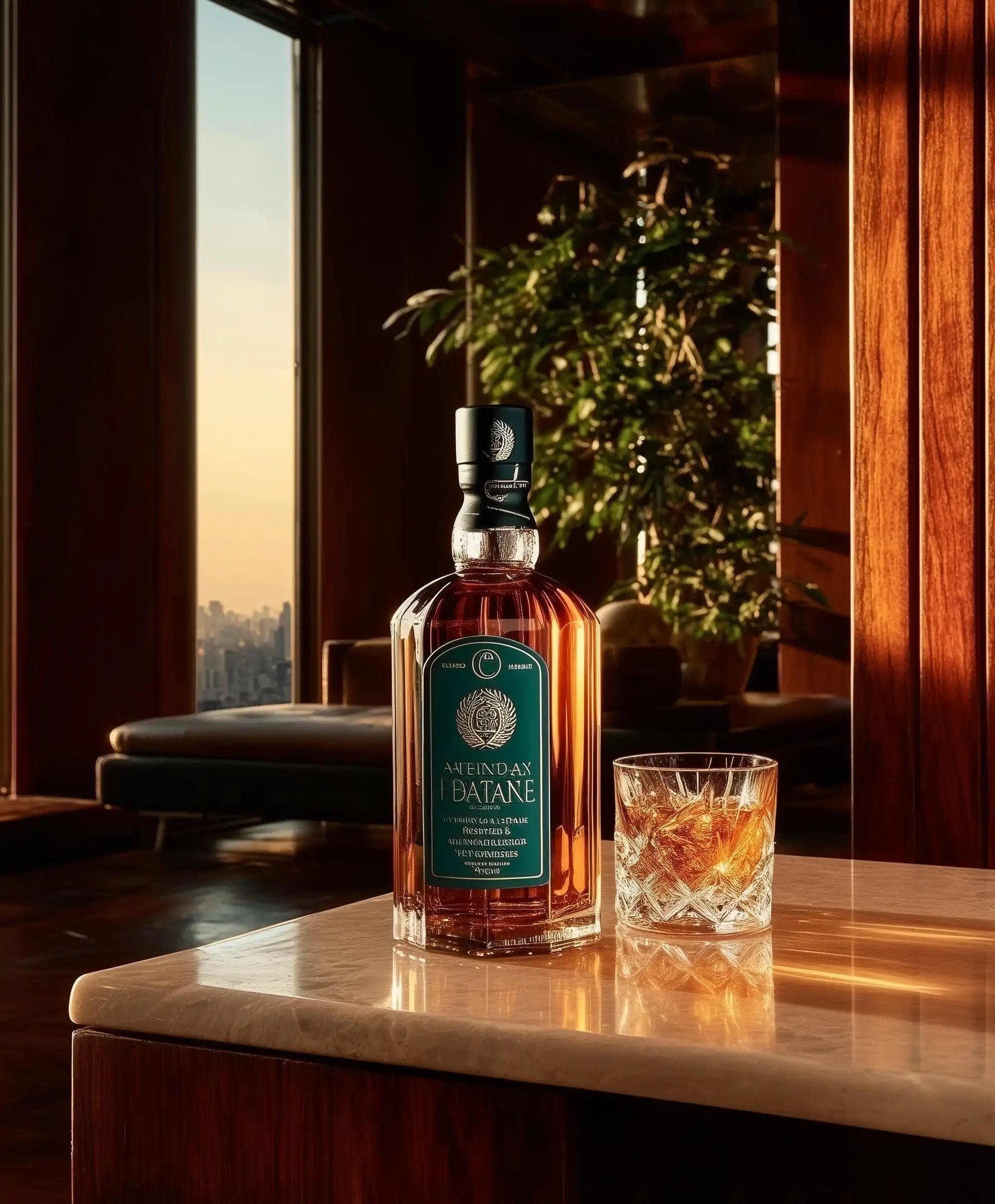 Spirituous wine collection 069 - Premium bottle visualization