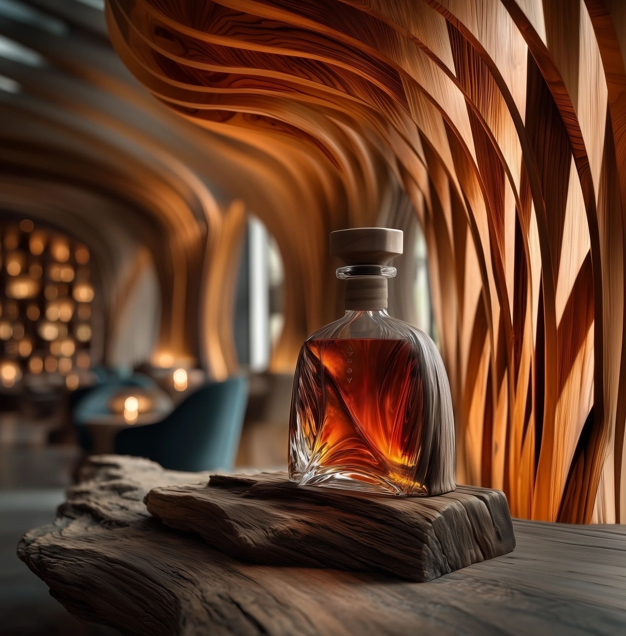 Spirituous wine collection 070 - Premium bottle visualization