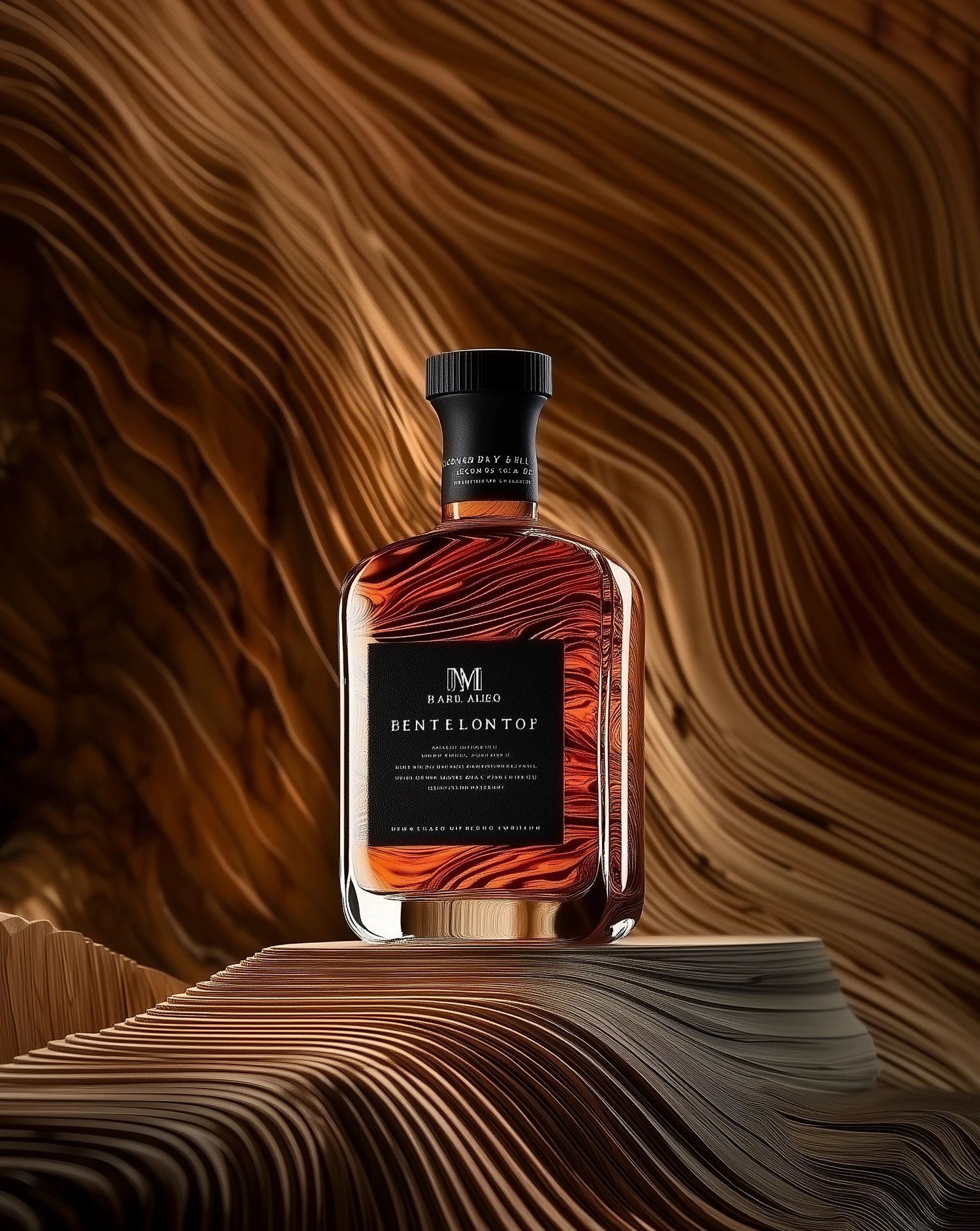 Spirituous wine collection 073 - Premium bottle visualization