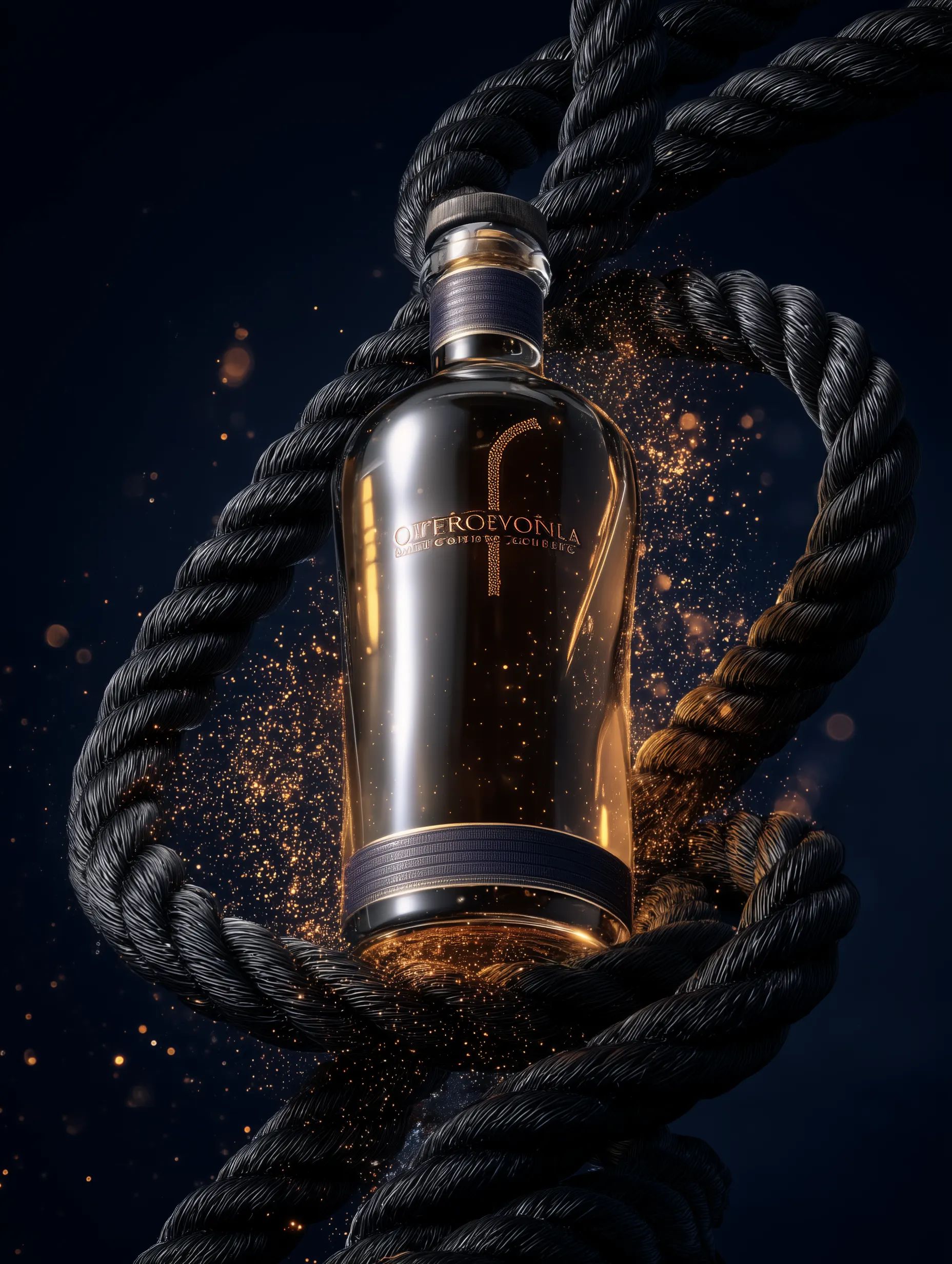 Spirituous wine collection 076 - Premium bottle visualization