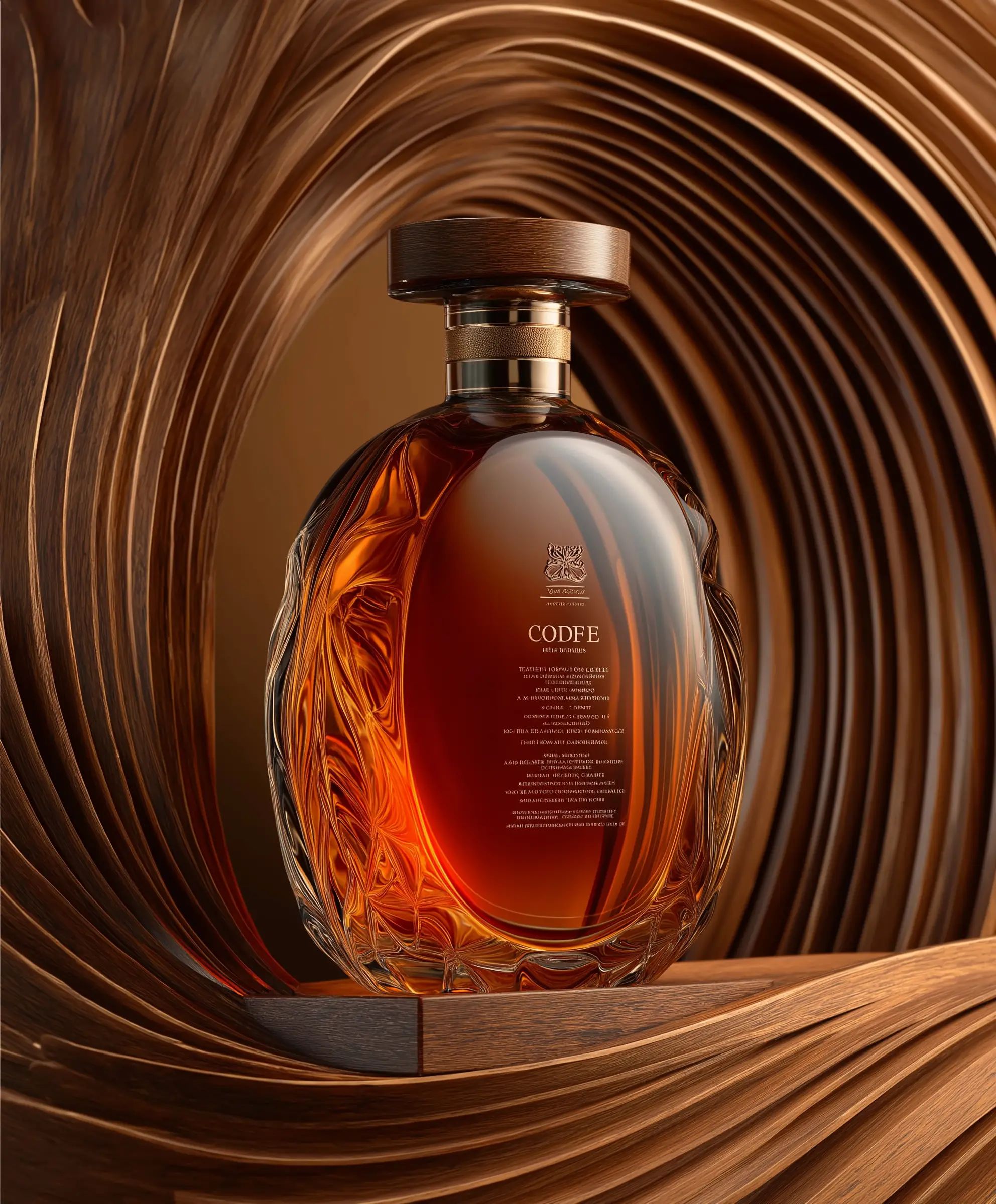 Spirituous wine collection 086 - Premium bottle visualization