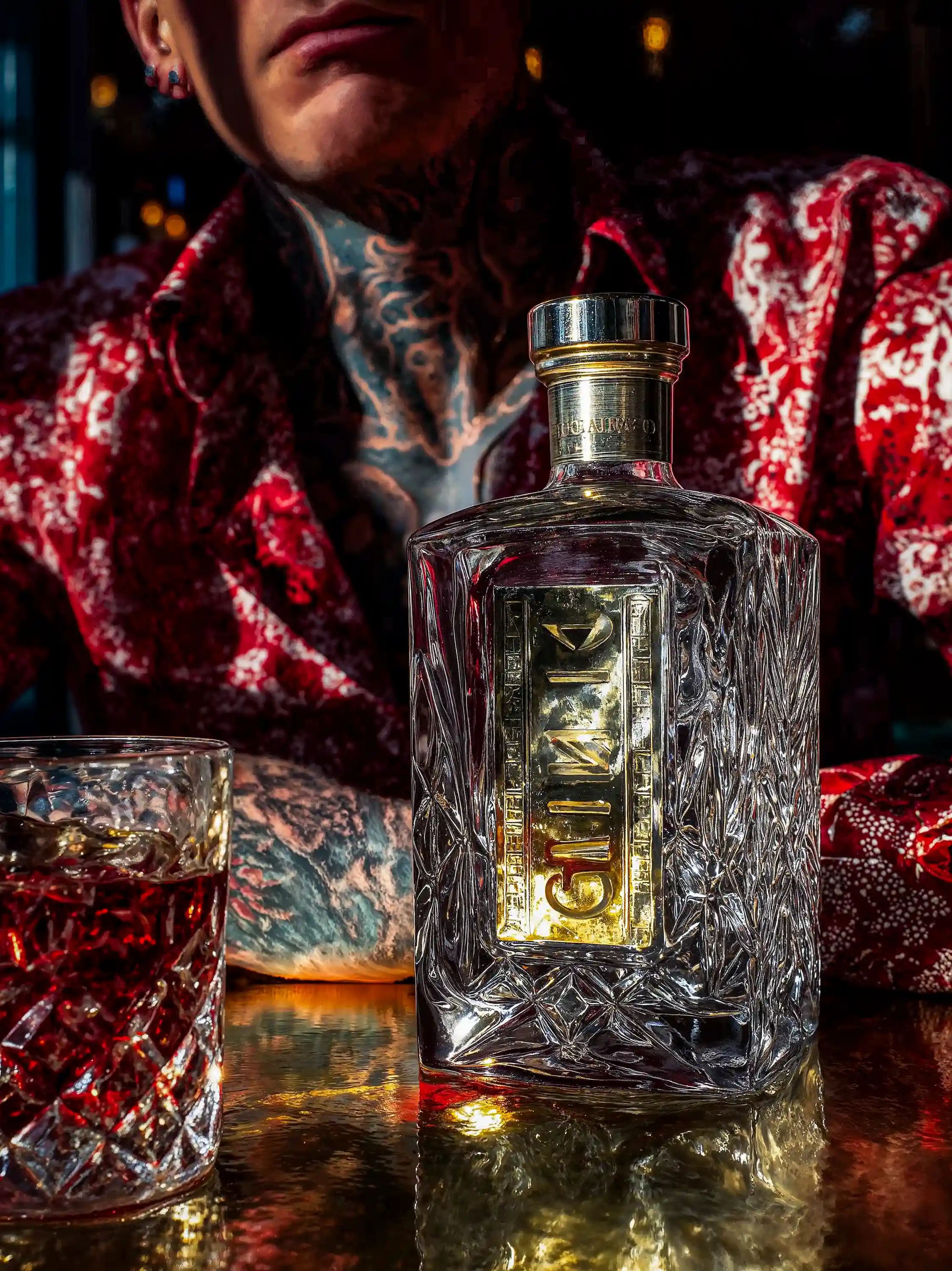 Spirituous wine collection 119 - Premium bottle visualization