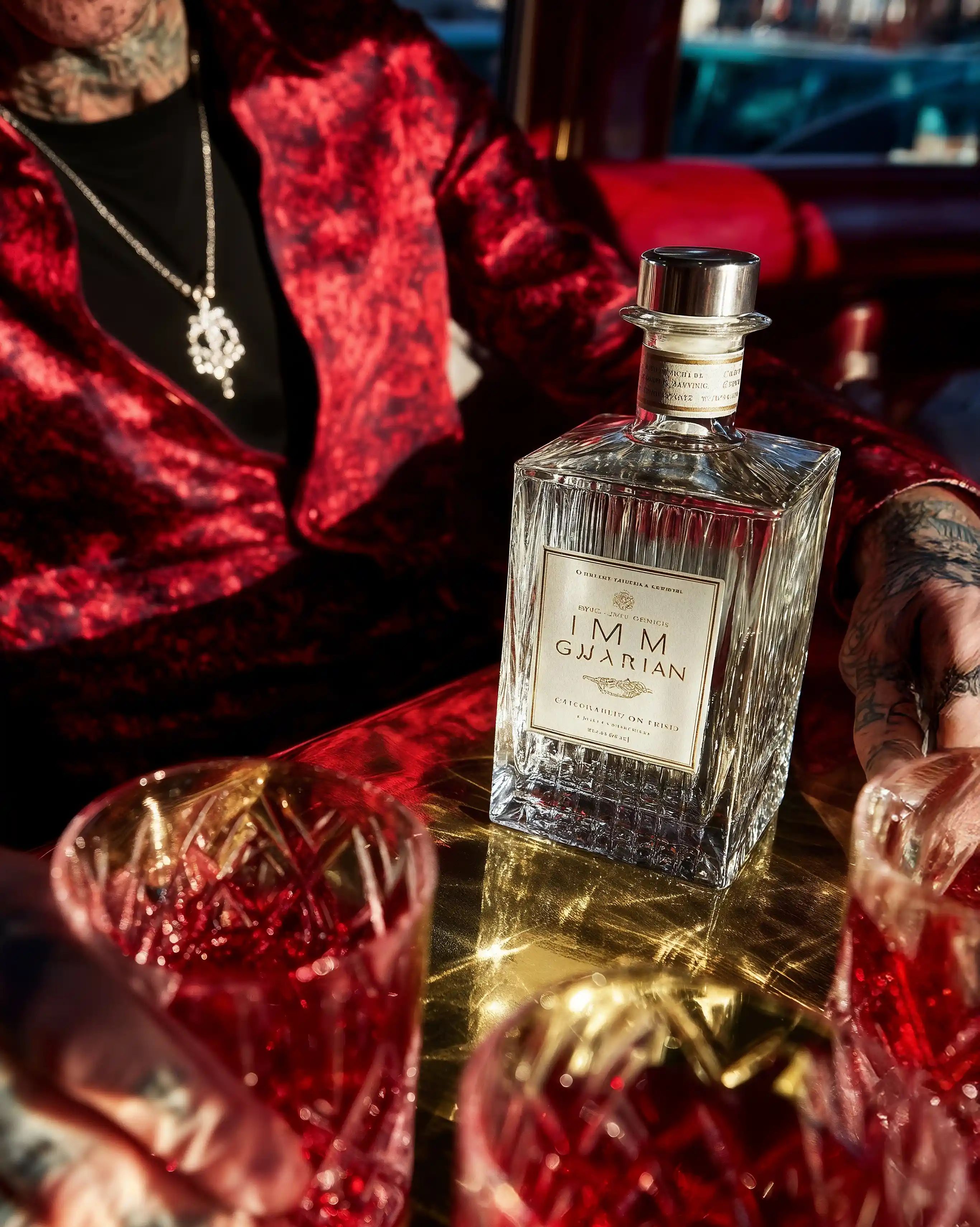 Spirituous wine collection 121 - Premium bottle visualization