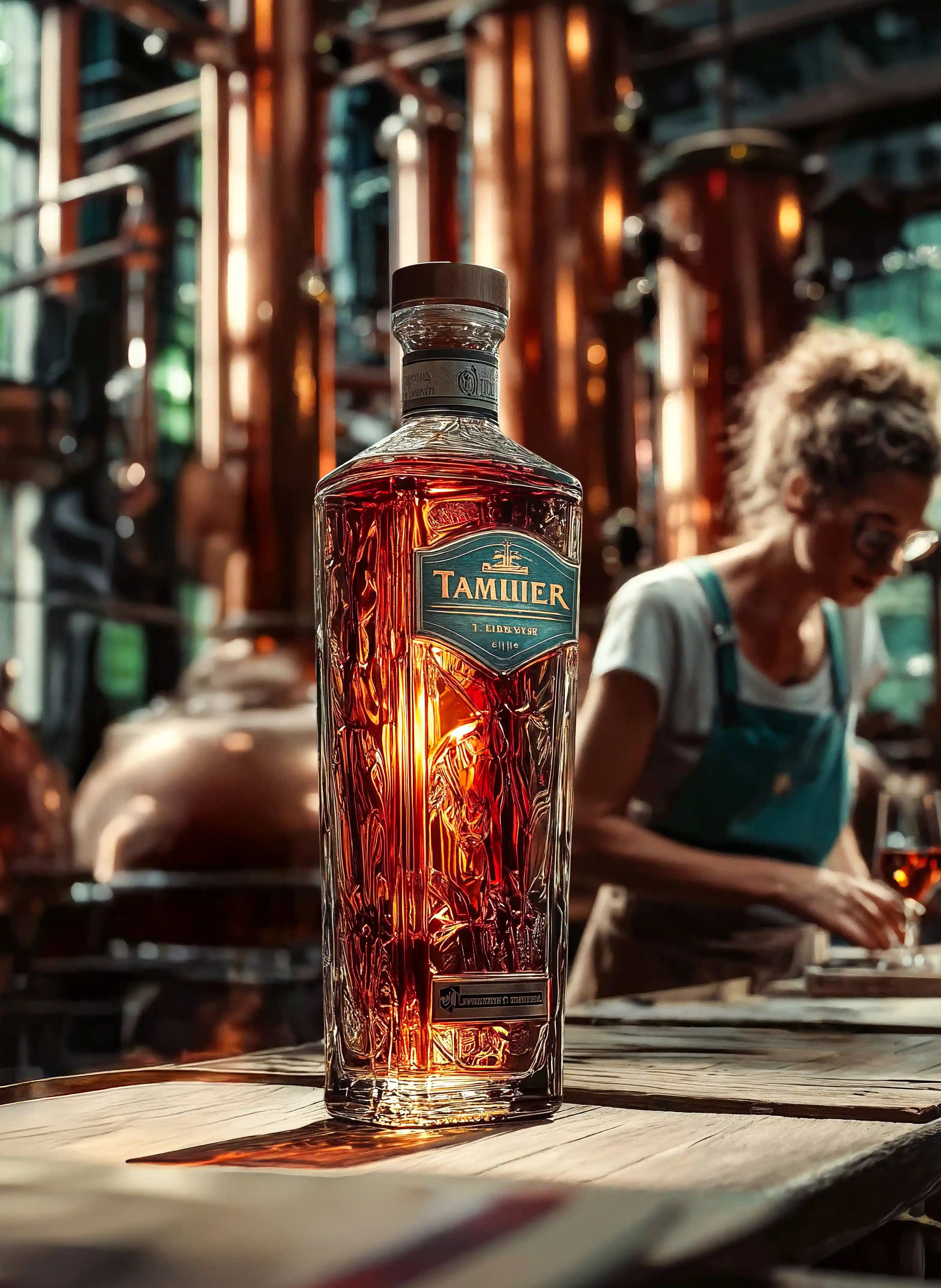 Spirituous wine collection 131 - Premium bottle visualization