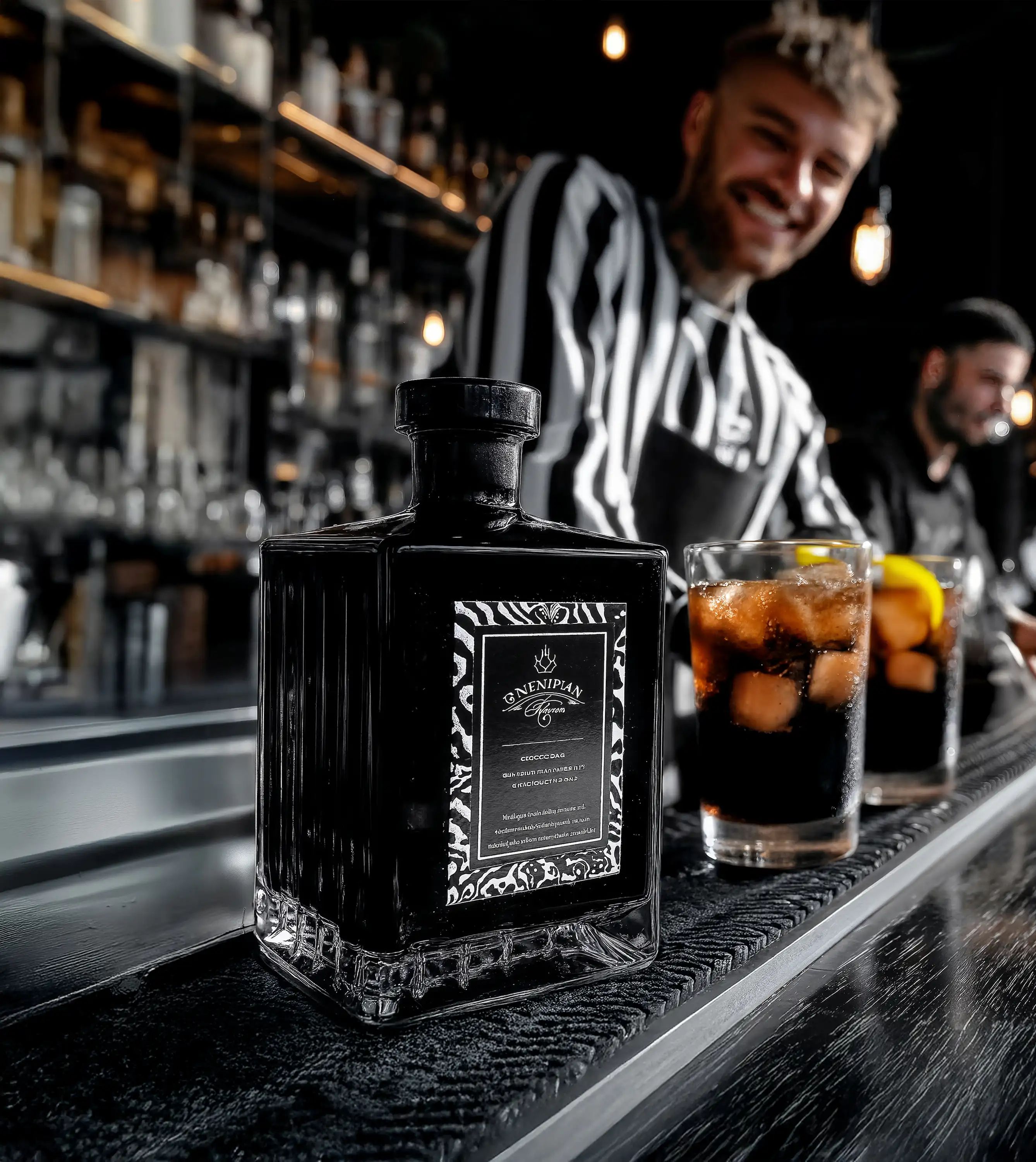 Spirituous wine collection 144 - Premium bottle visualization