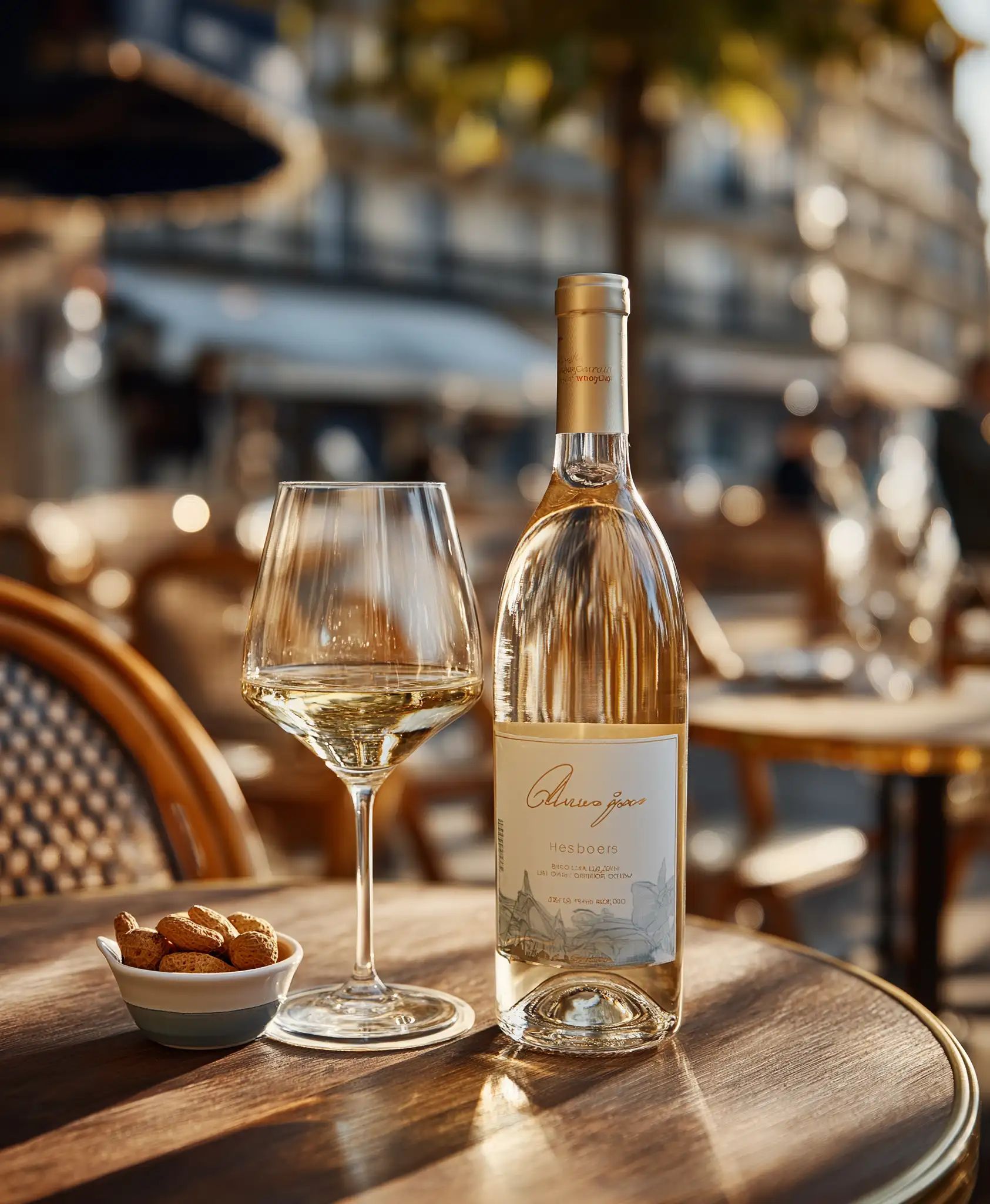 White wine collection 067 - Premium bottle visualization