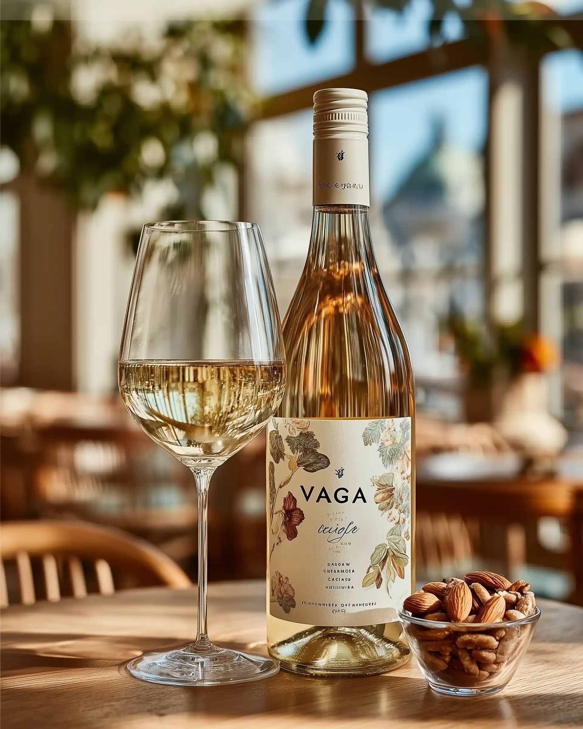 White wine collection 071 - Premium bottle visualization