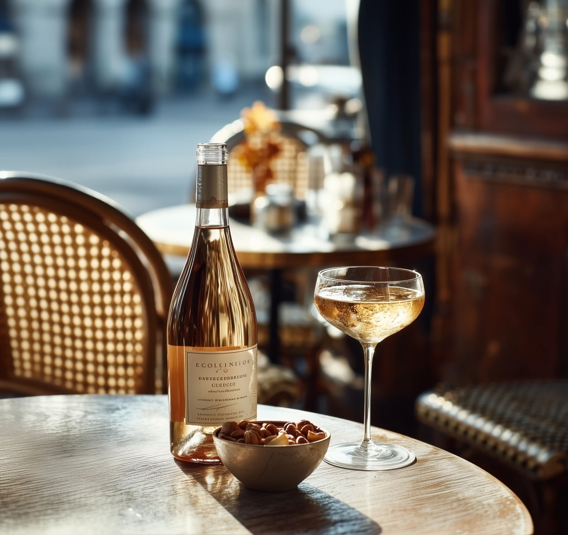 White wine collection 073 - Premium bottle visualization