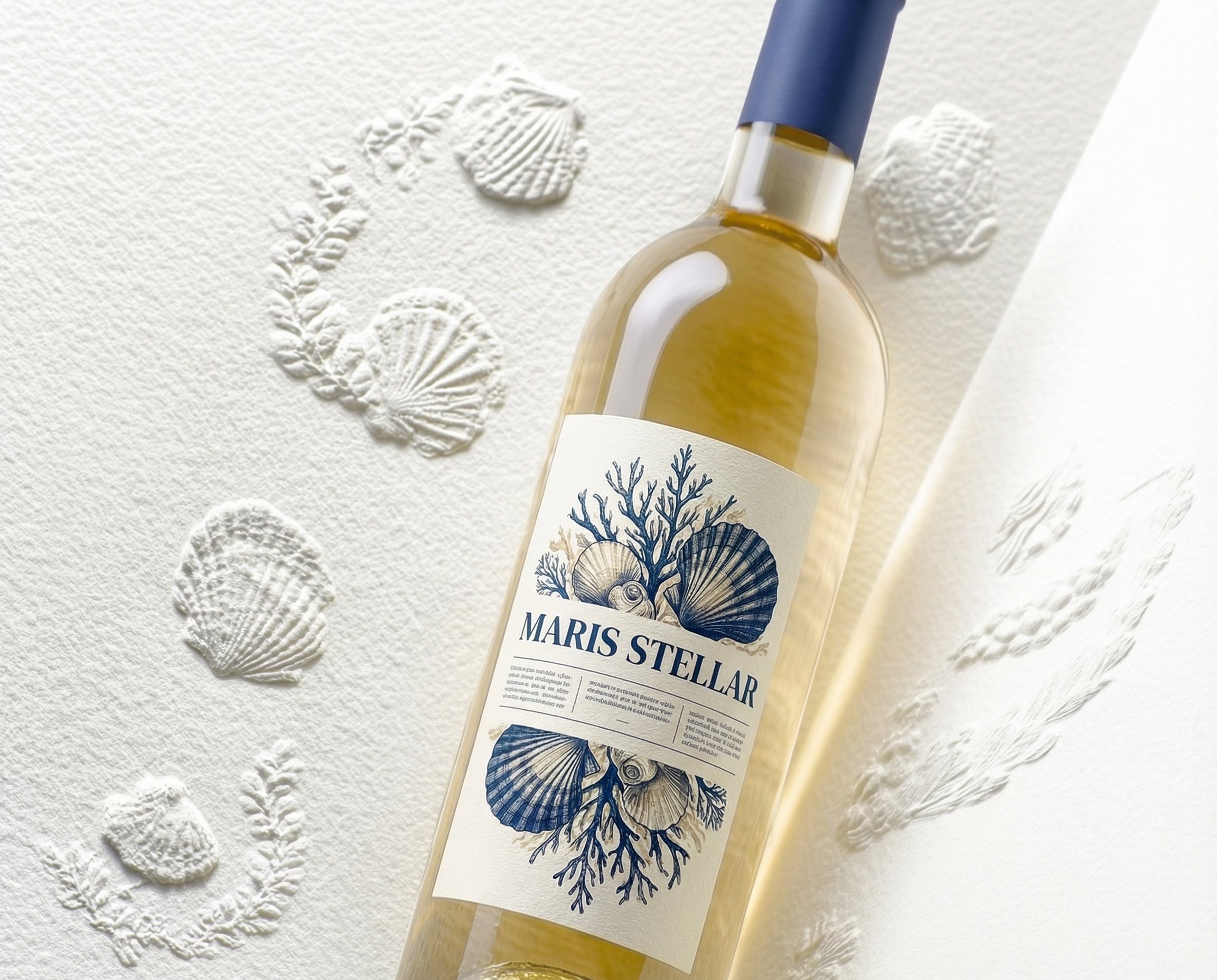 White wine collection 087 - Premium bottle visualization