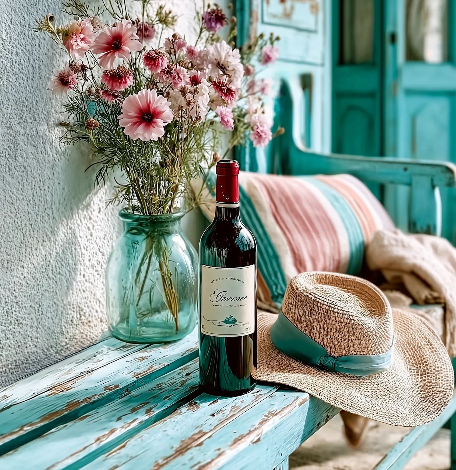 Red wine collection 3050 - Premium bottle visualization