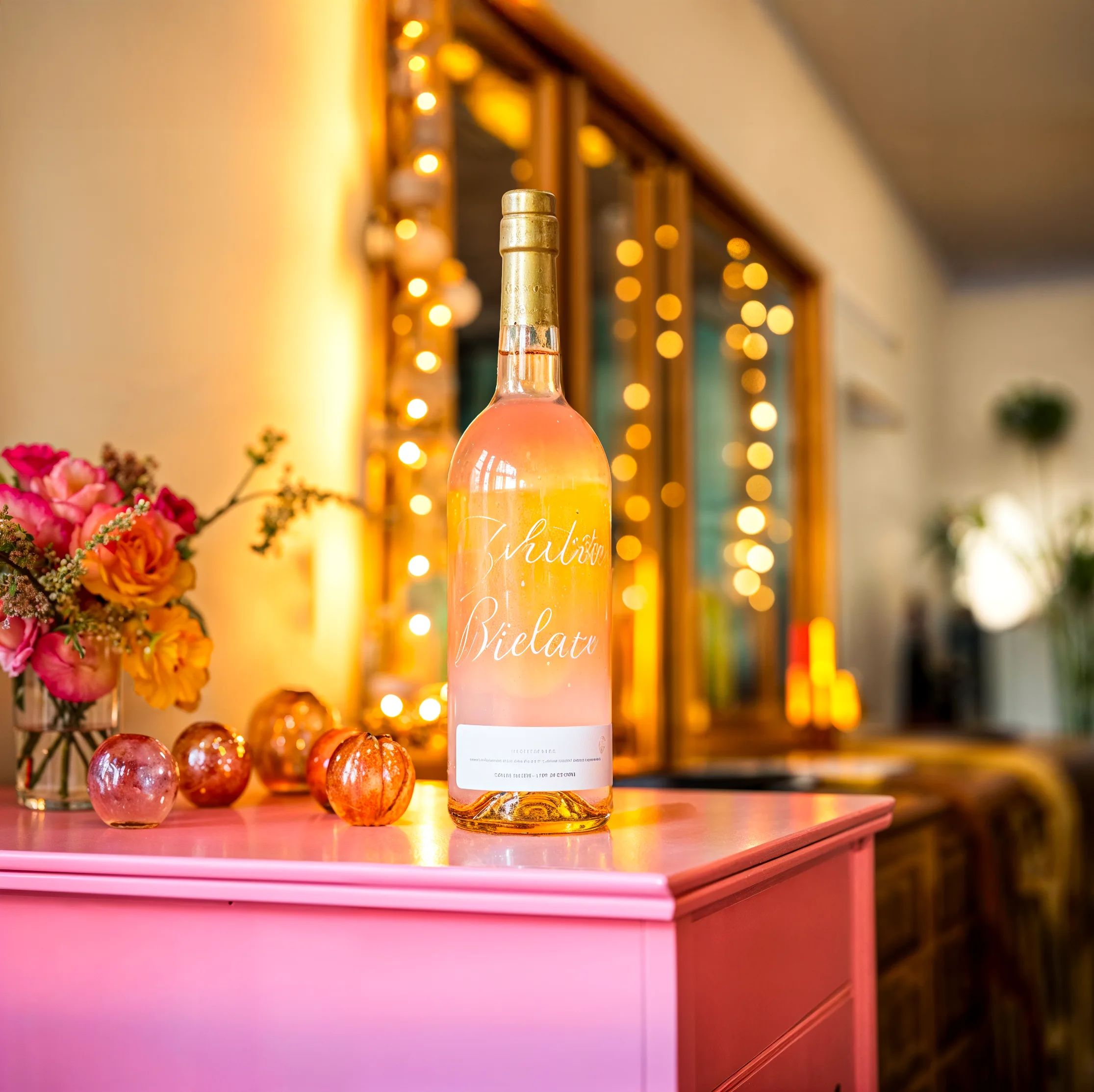 Rosé wine collection 230 - Premium bottle visualization