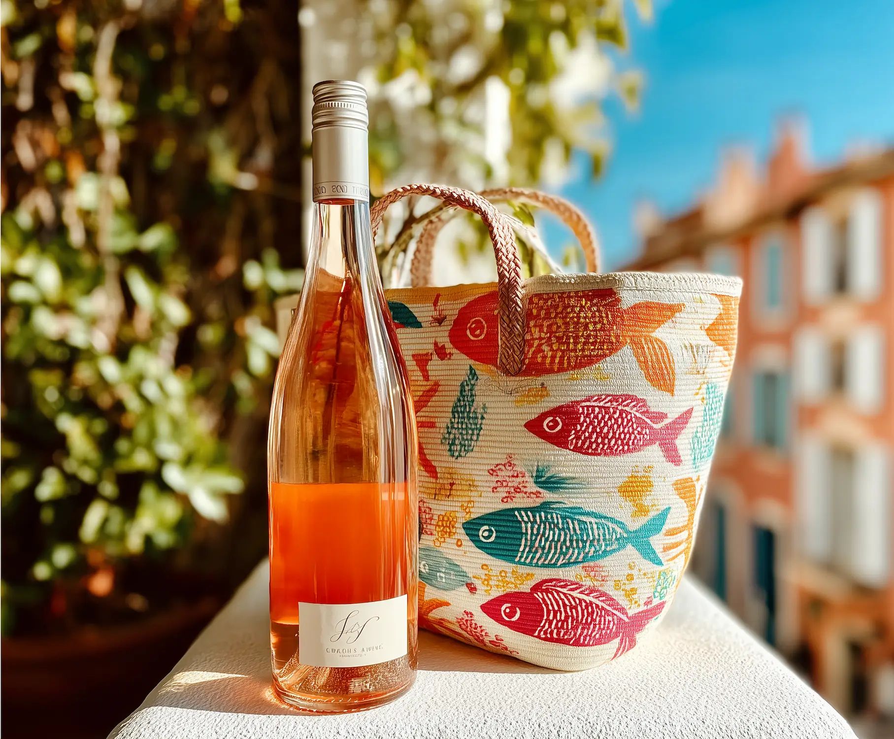 Rosé wine collection 237 - Premium bottle visualization