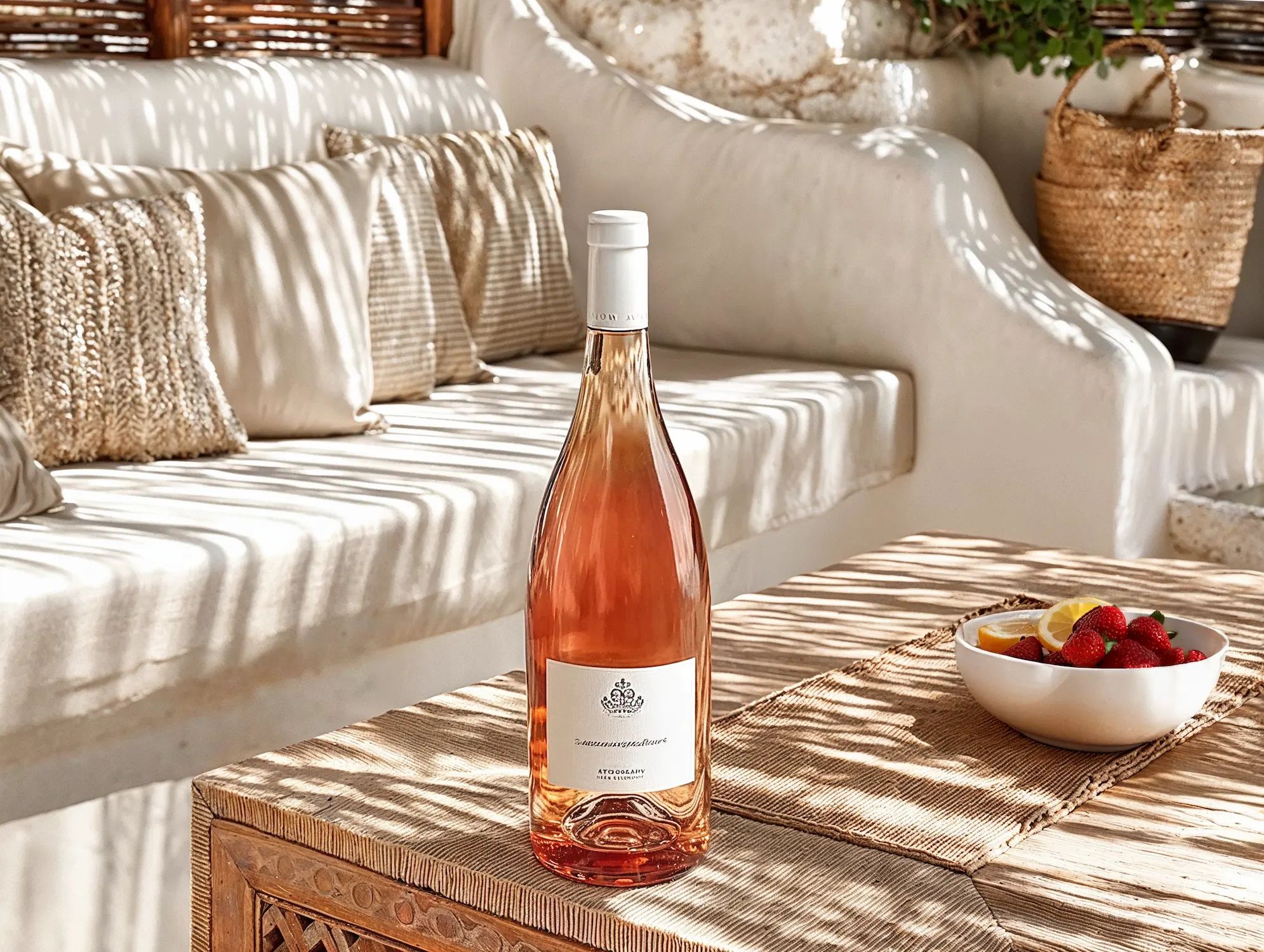 Rosé wine collection 240 - Premium bottle visualization