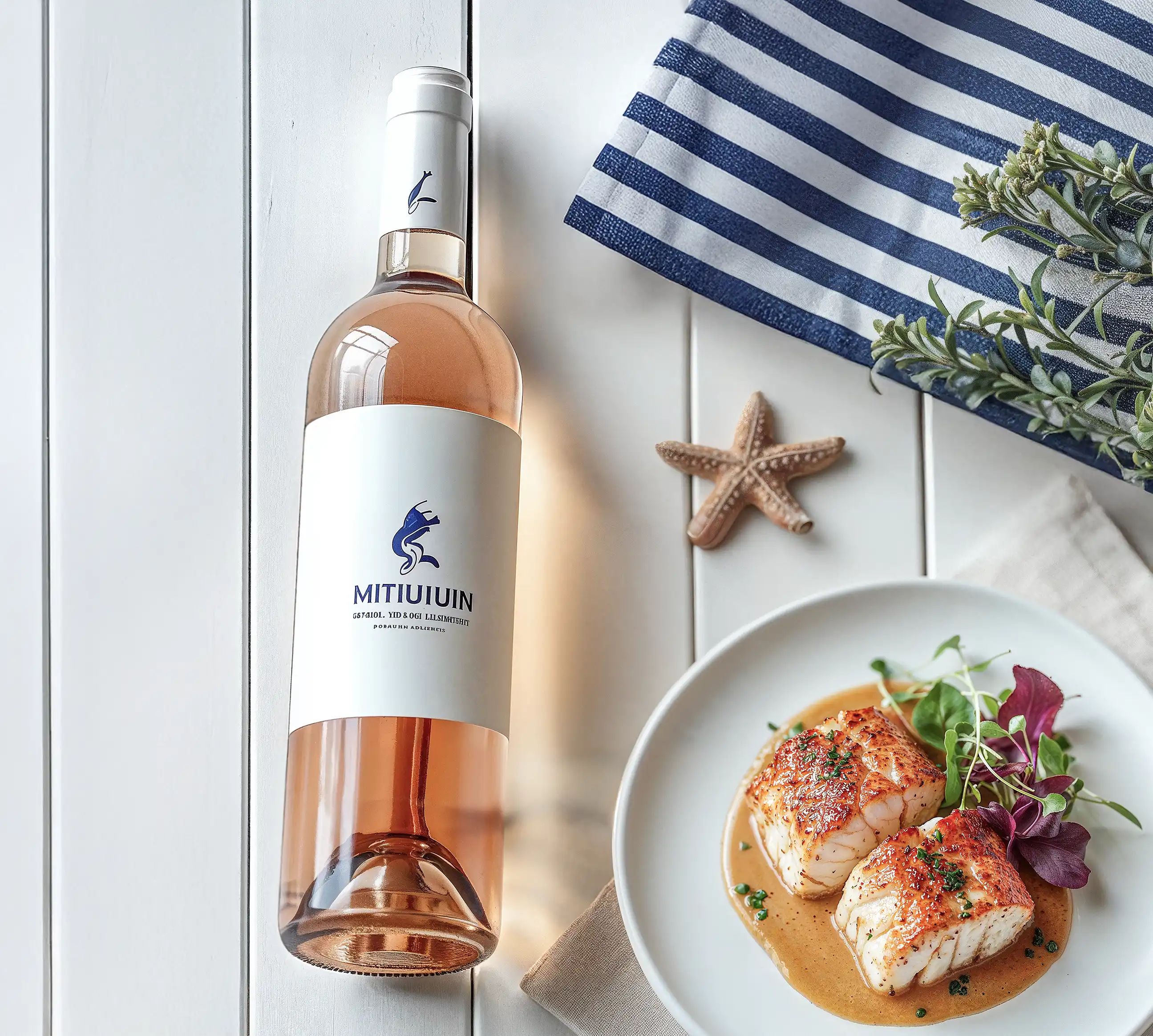 Rosé wine collection 249 - Premium bottle visualization