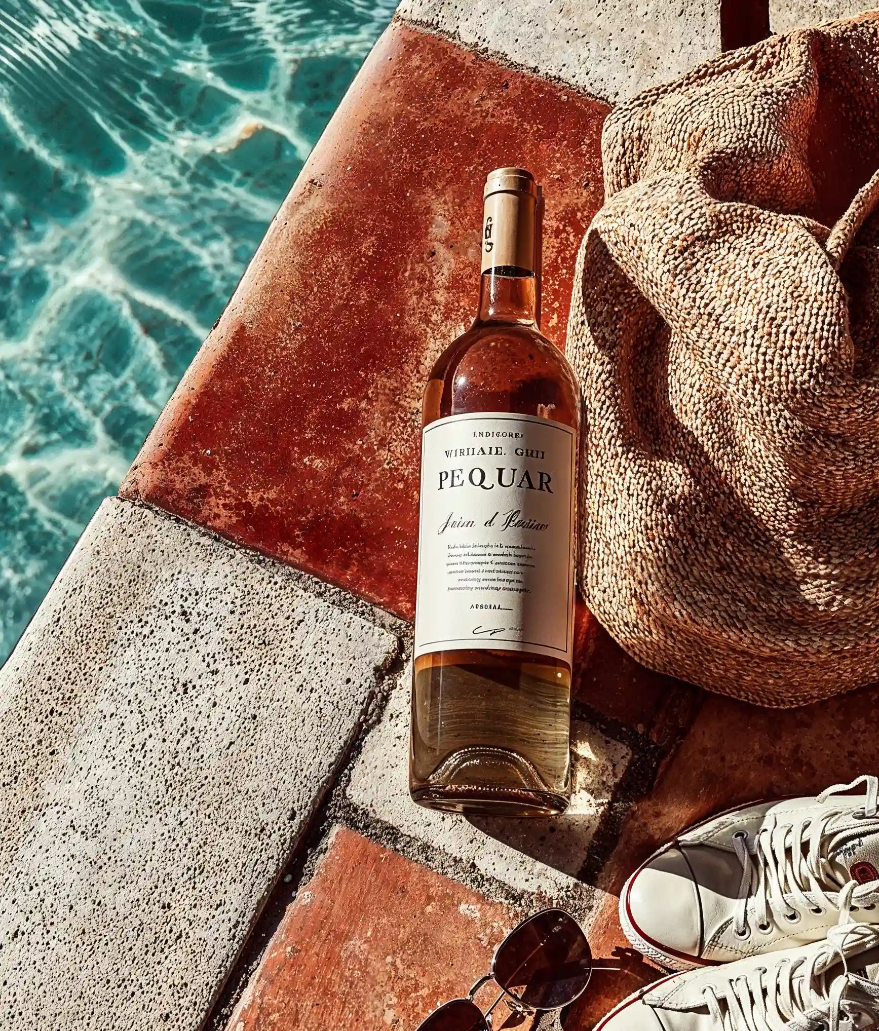 Rosé wine collection 257 - Premium bottle visualization