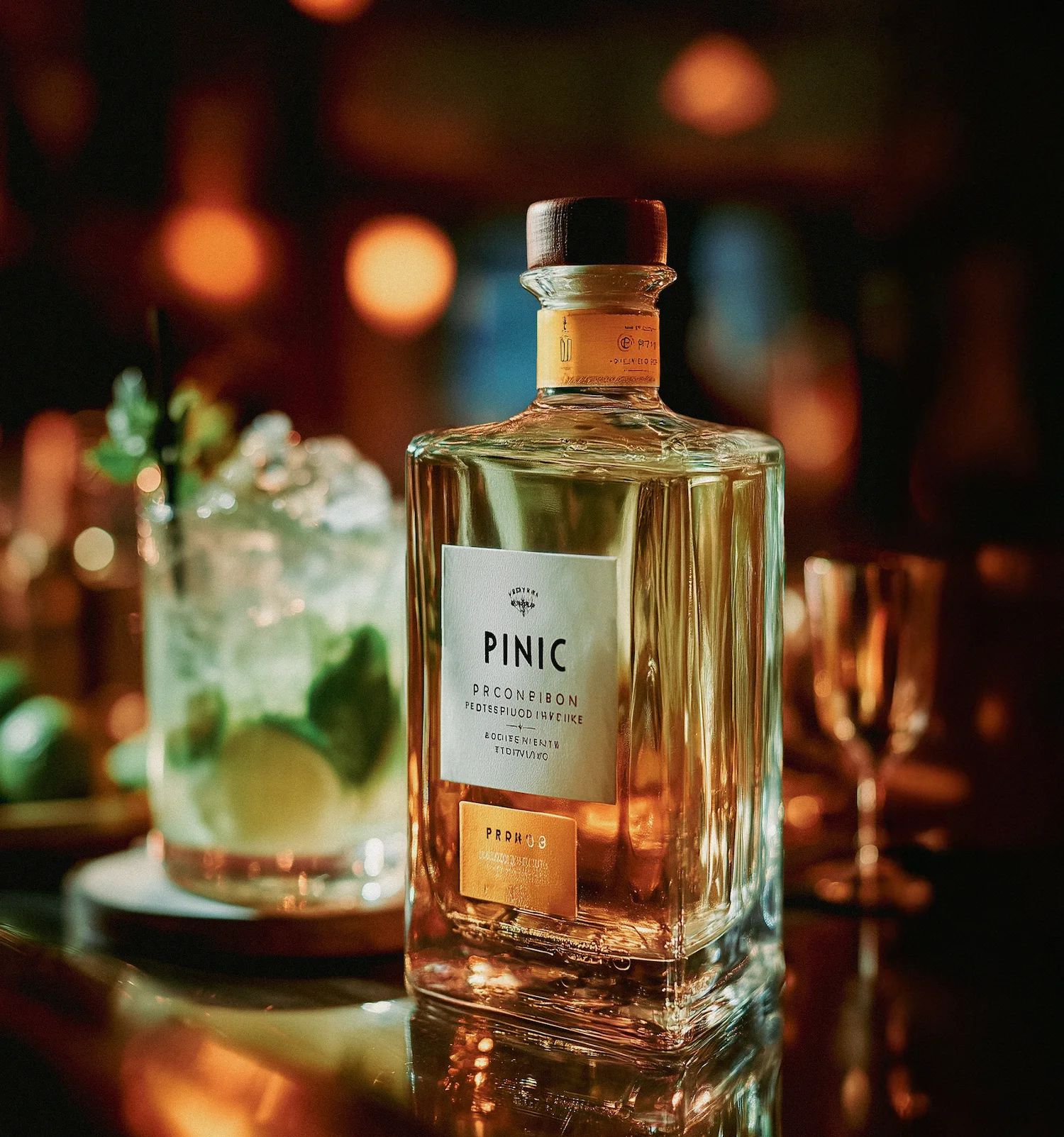 Spirituous wine collection 100 - Premium bottle visualization