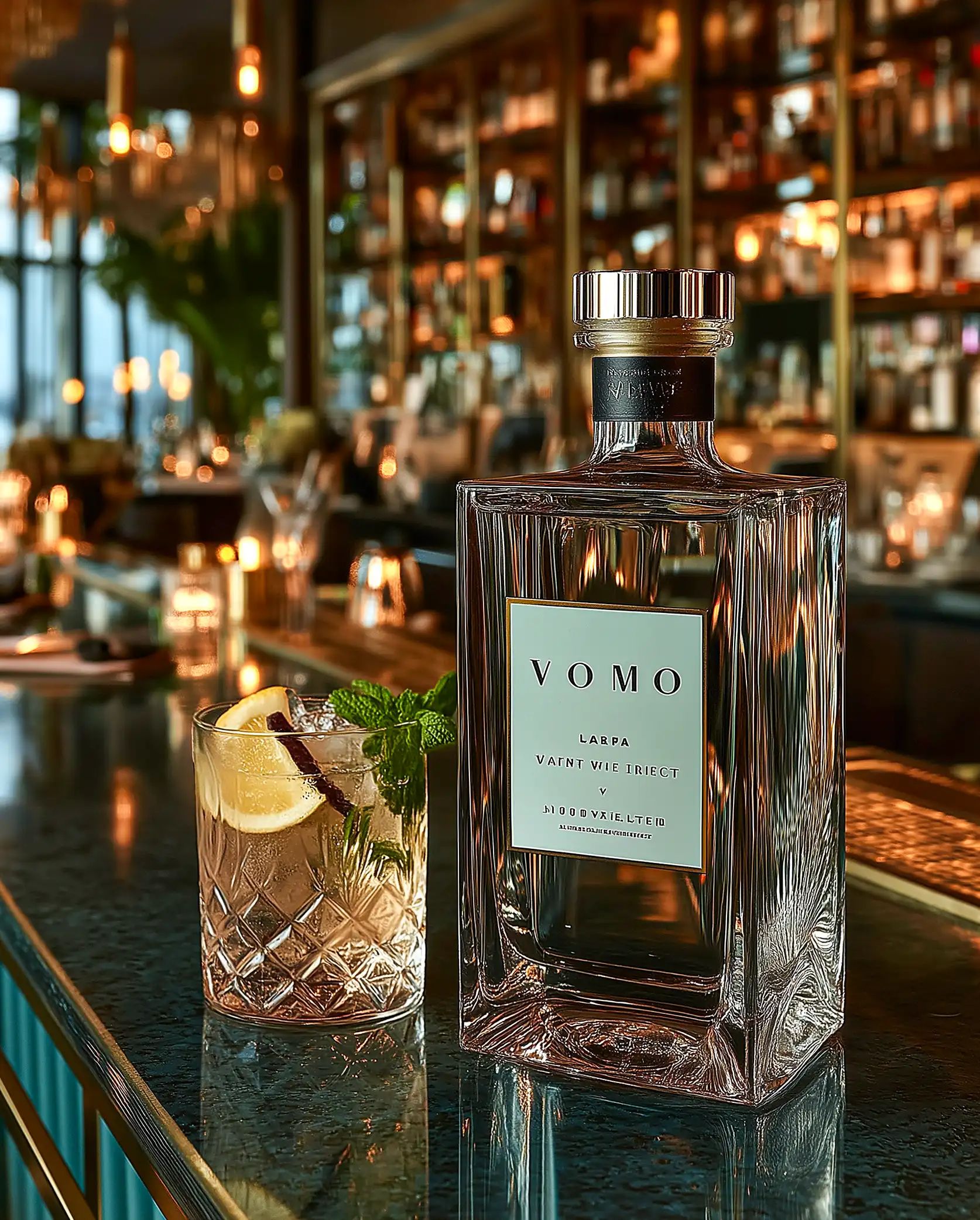 Spirituous wine collection 103 - Premium bottle visualization