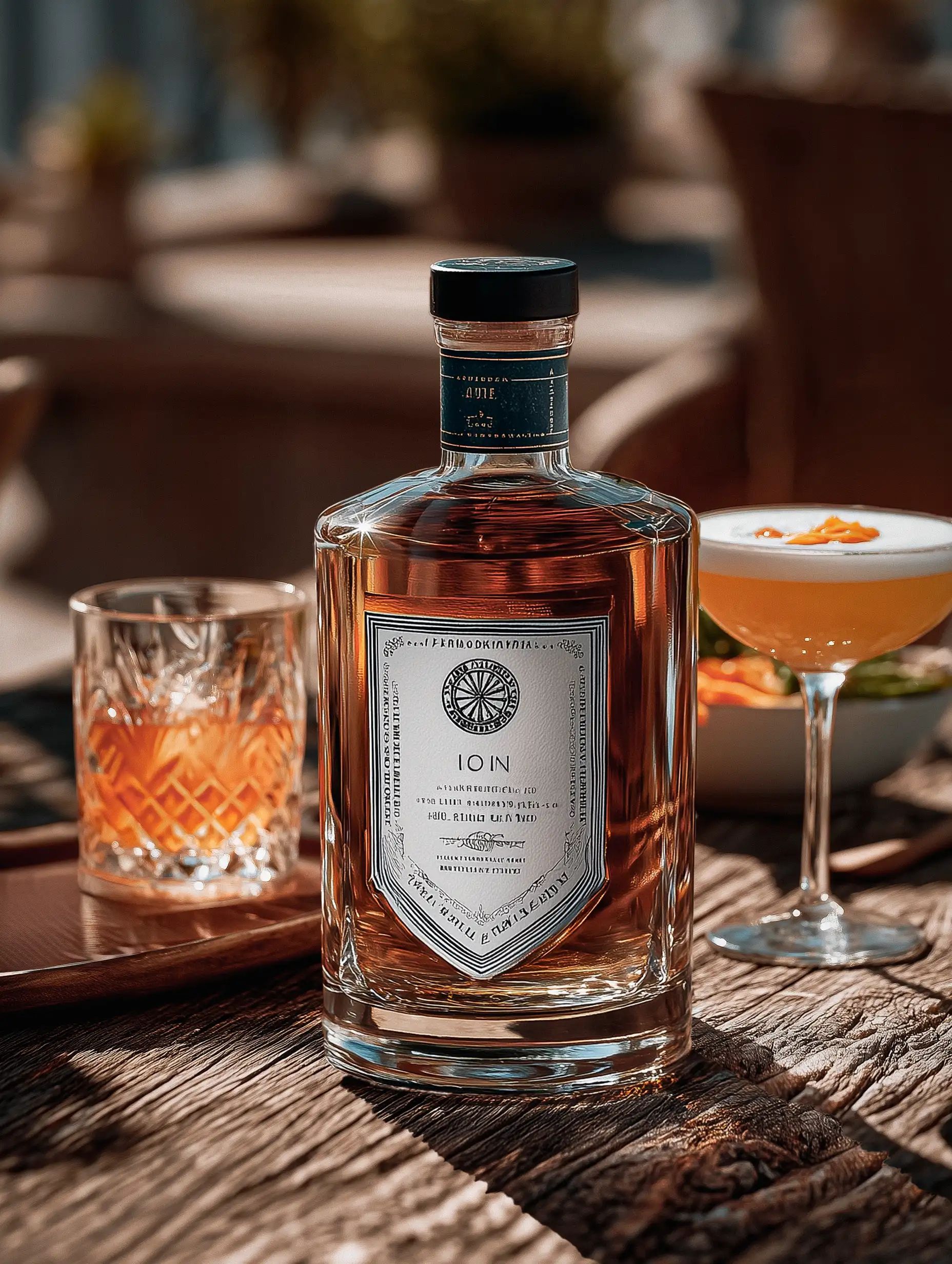 Spirituous wine collection 108 - Premium bottle visualization