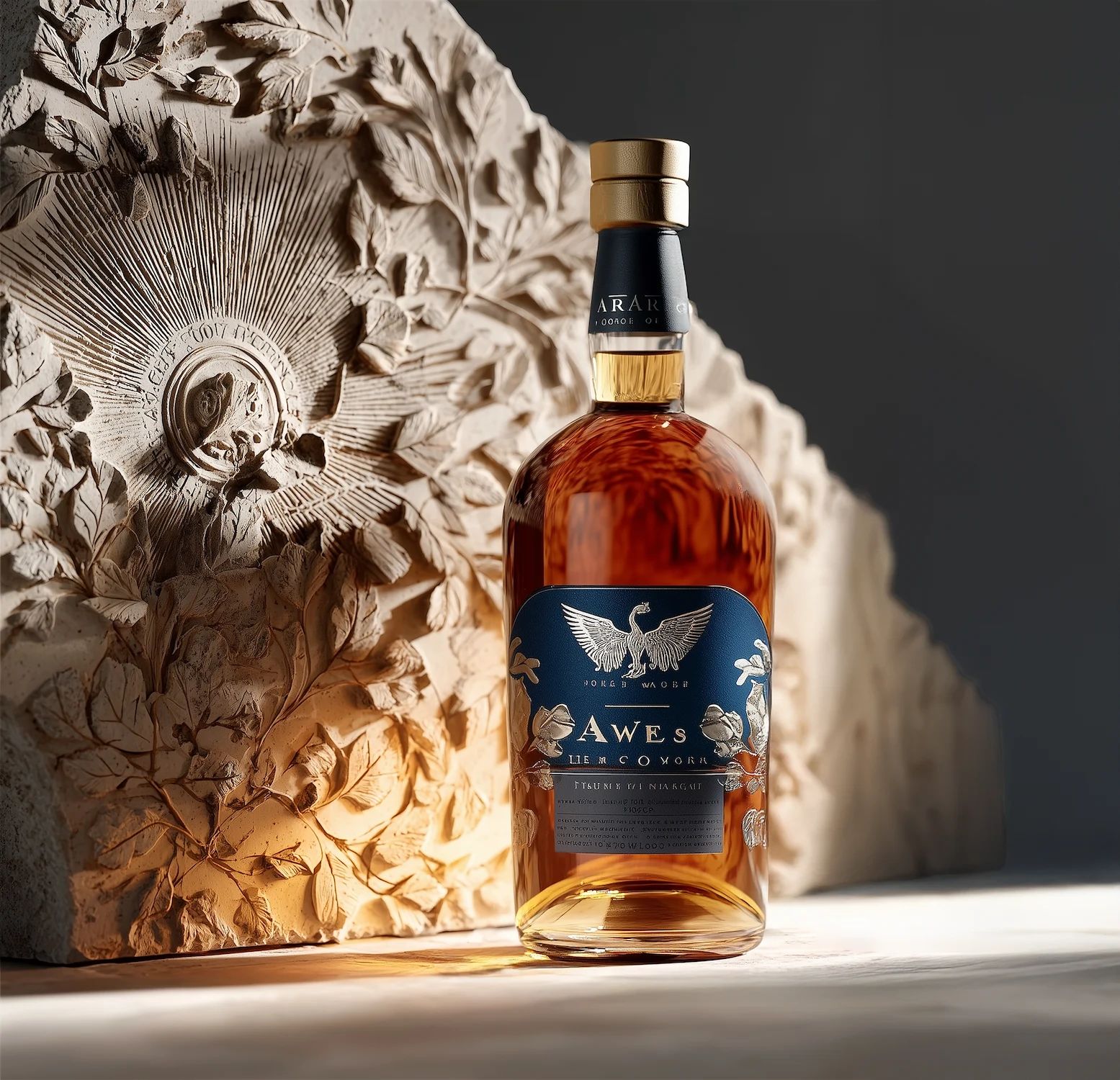 Spirituous wine collection 096 - Premium bottle visualization