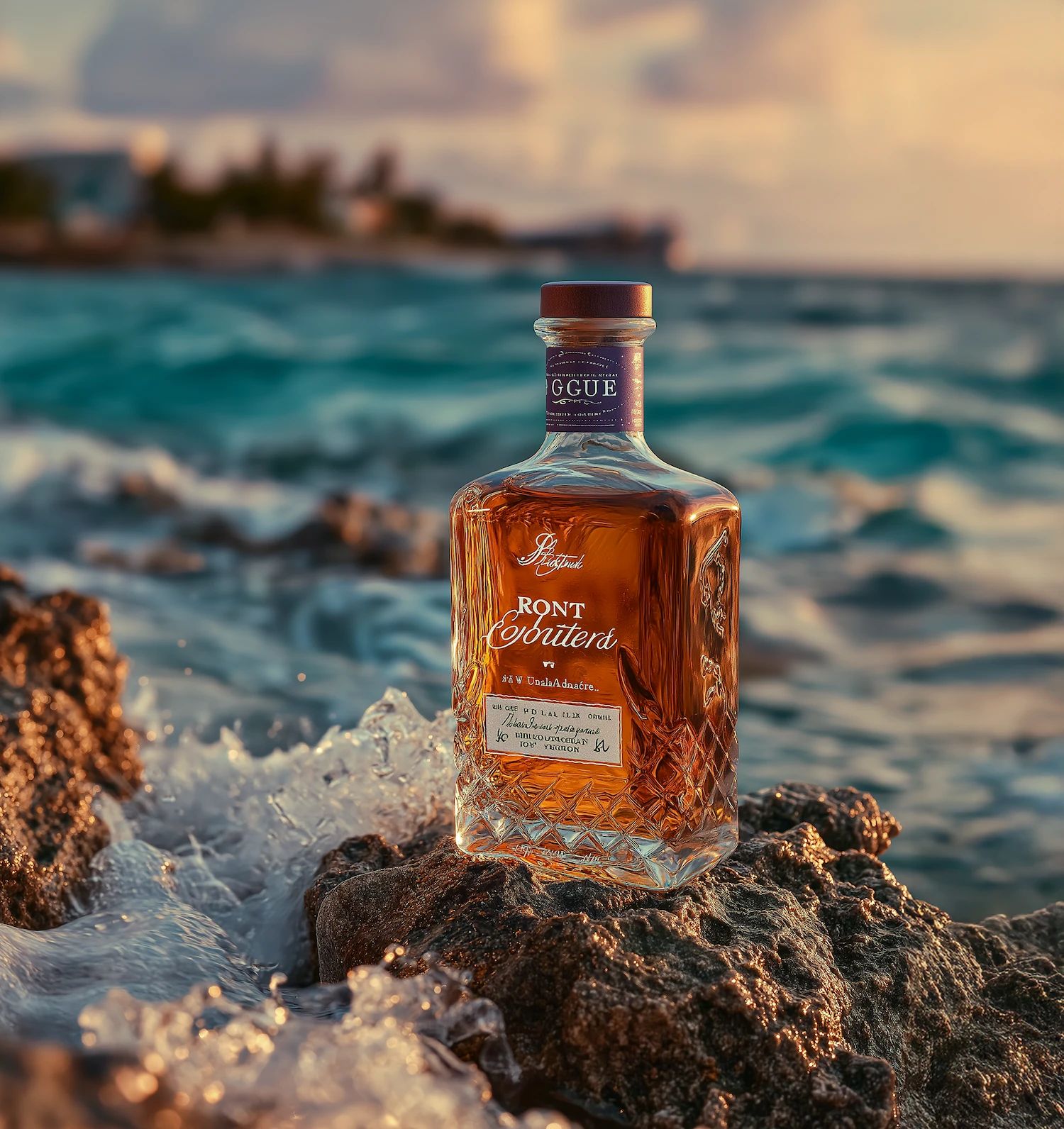 Spirituous wine collection 098 - Premium bottle visualization