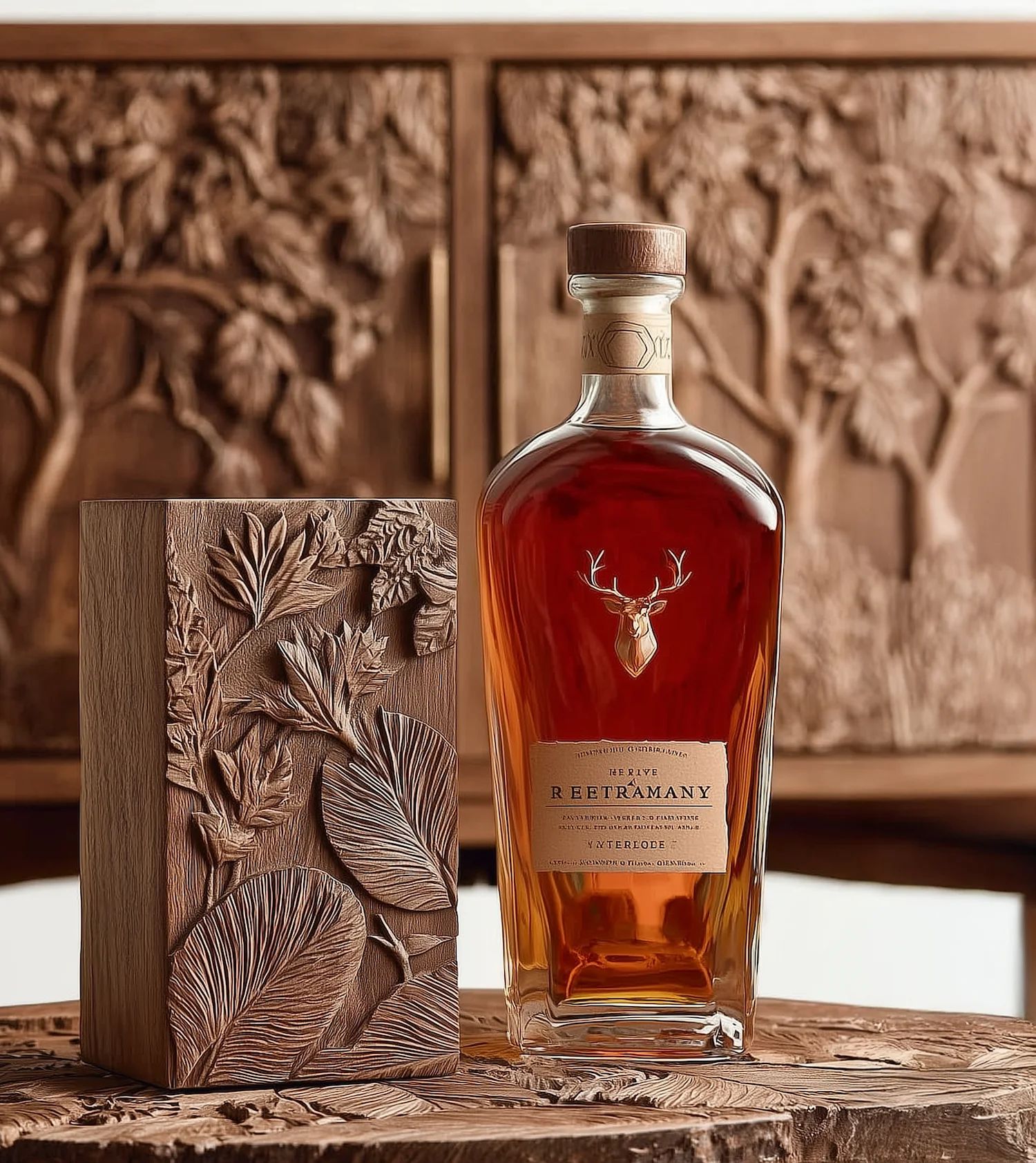 Spirituous wine collection 099 - Premium bottle visualization