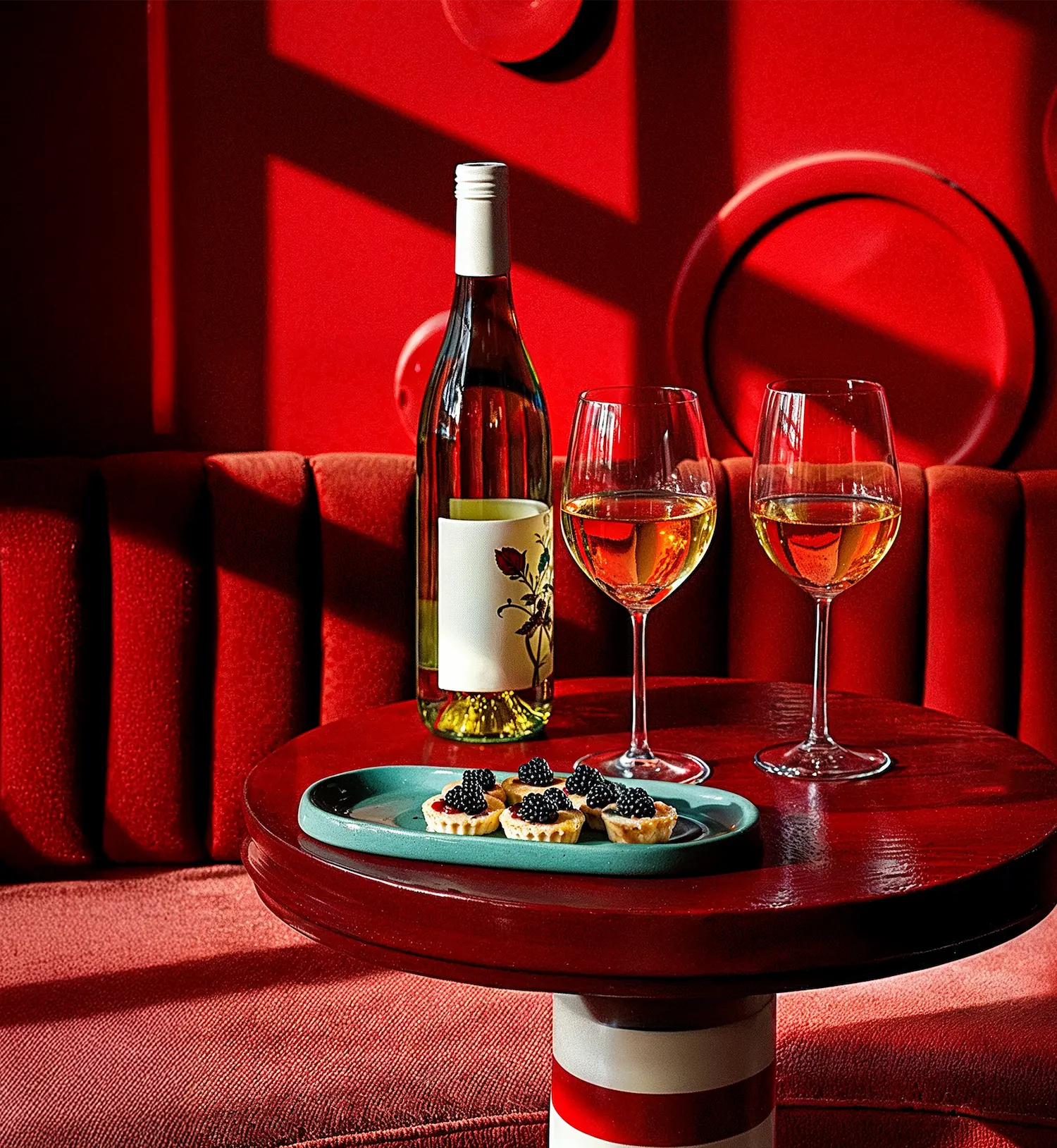 White wine collection 1050 - Premium bottle visualization