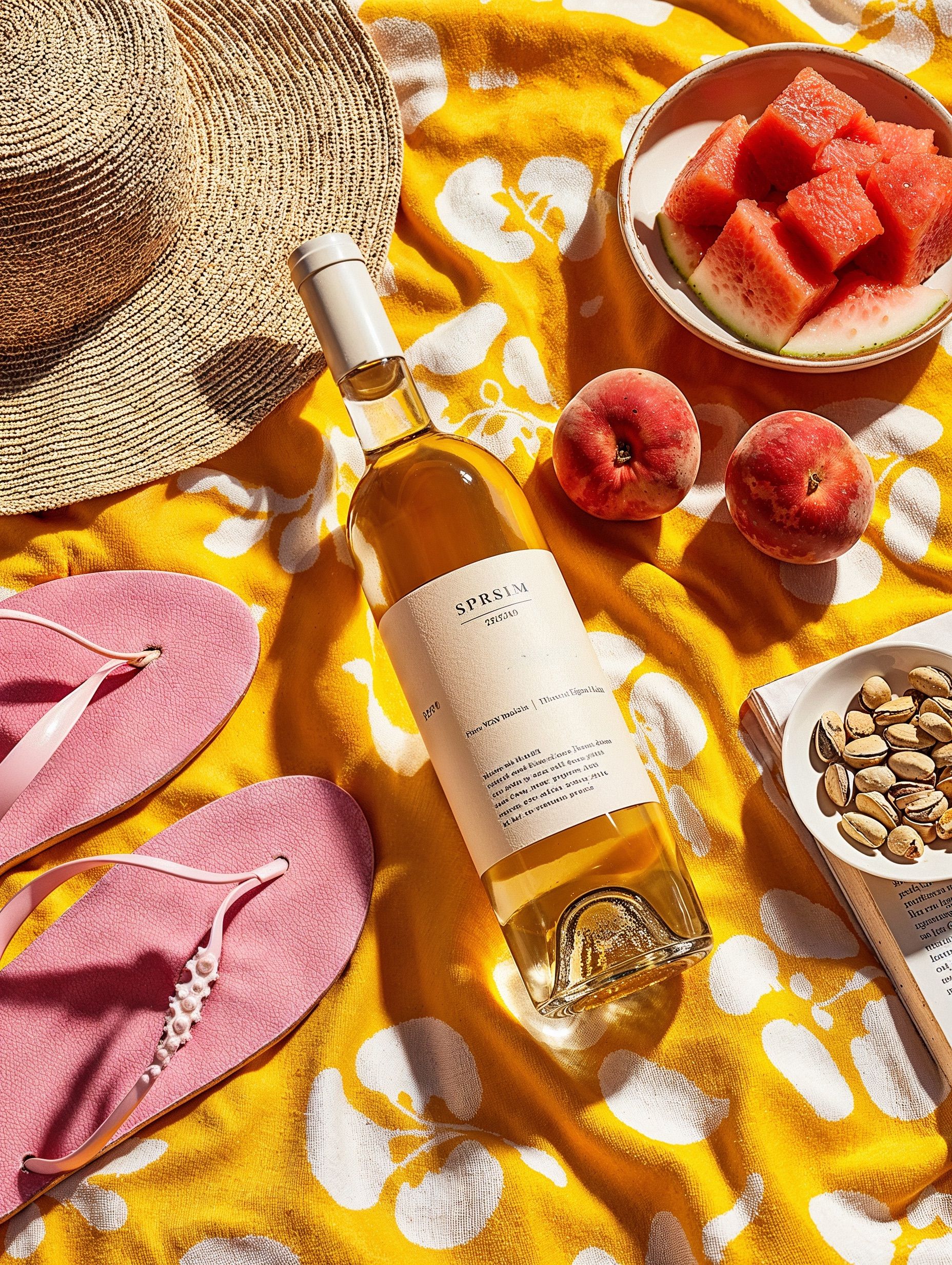 White wine collection